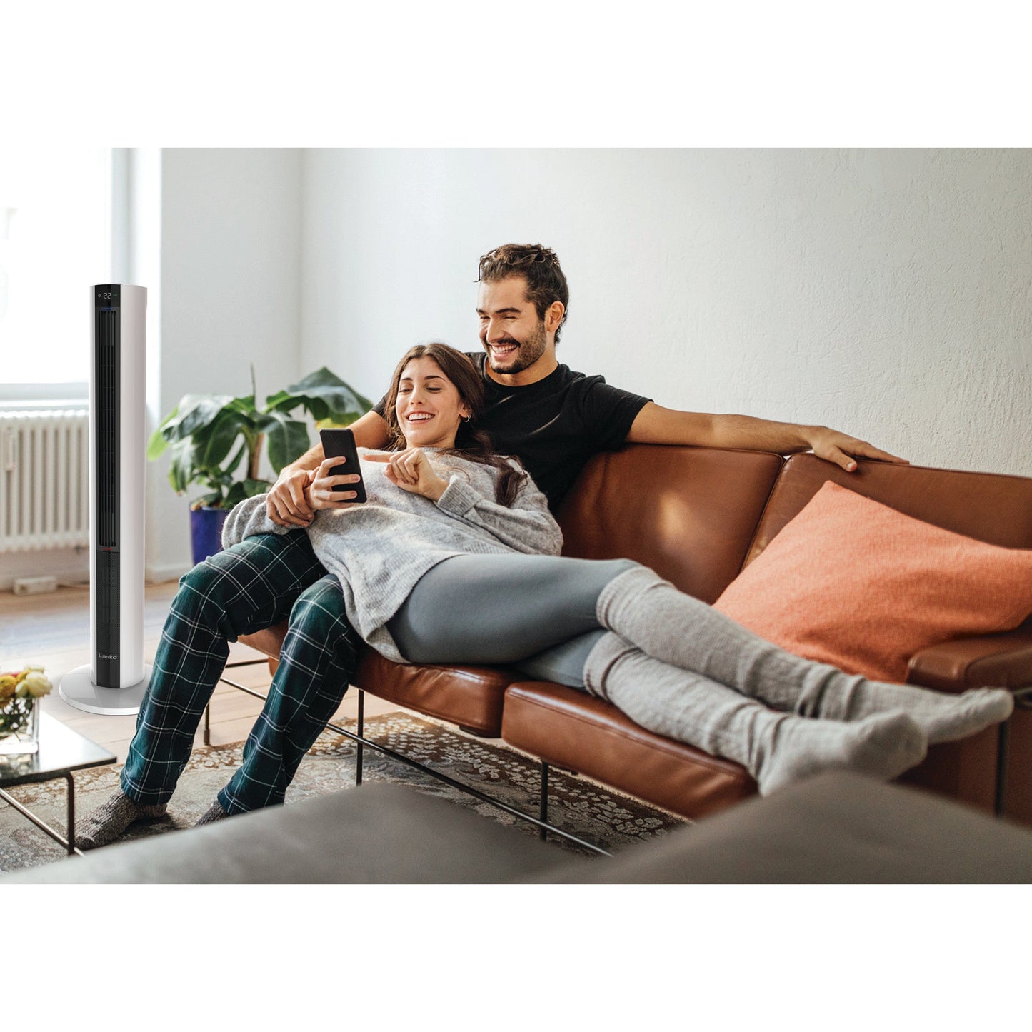 Lasko FH500C 1500W Electric All Season Tower Fan & Space Heater