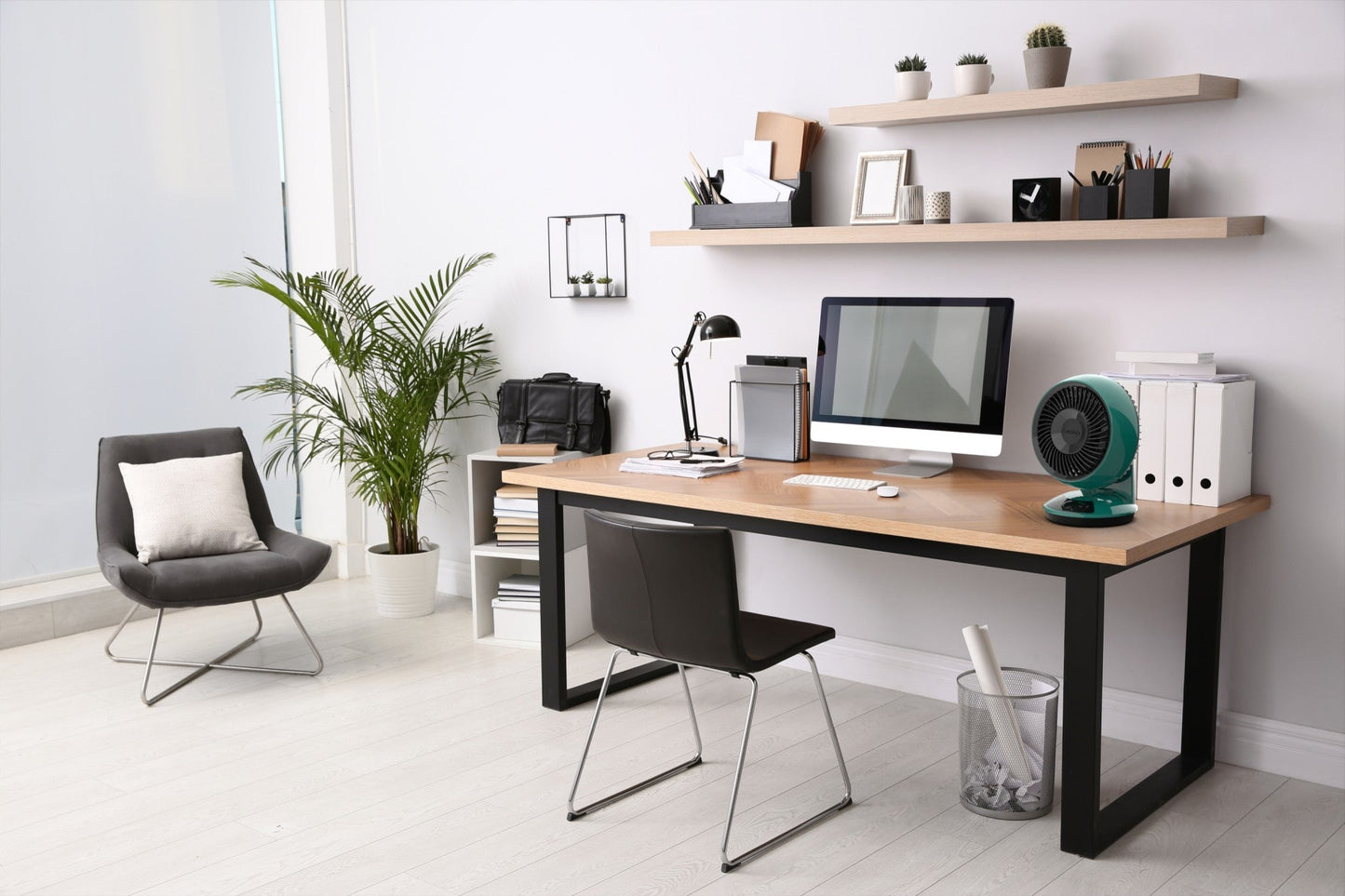 Lasko A12665 Whirlwind EcoQuiet 7" Orbital Motion 12-Speed Air Circulator Fan with Remote Control, Teal