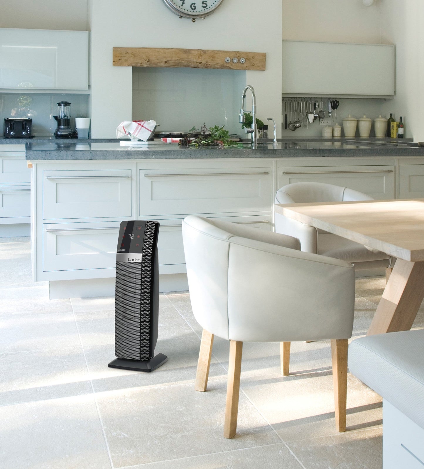 Lasko Elite Collection 1500W Ceramic Tower Space Heater with Tip-Over Switch, CT22445