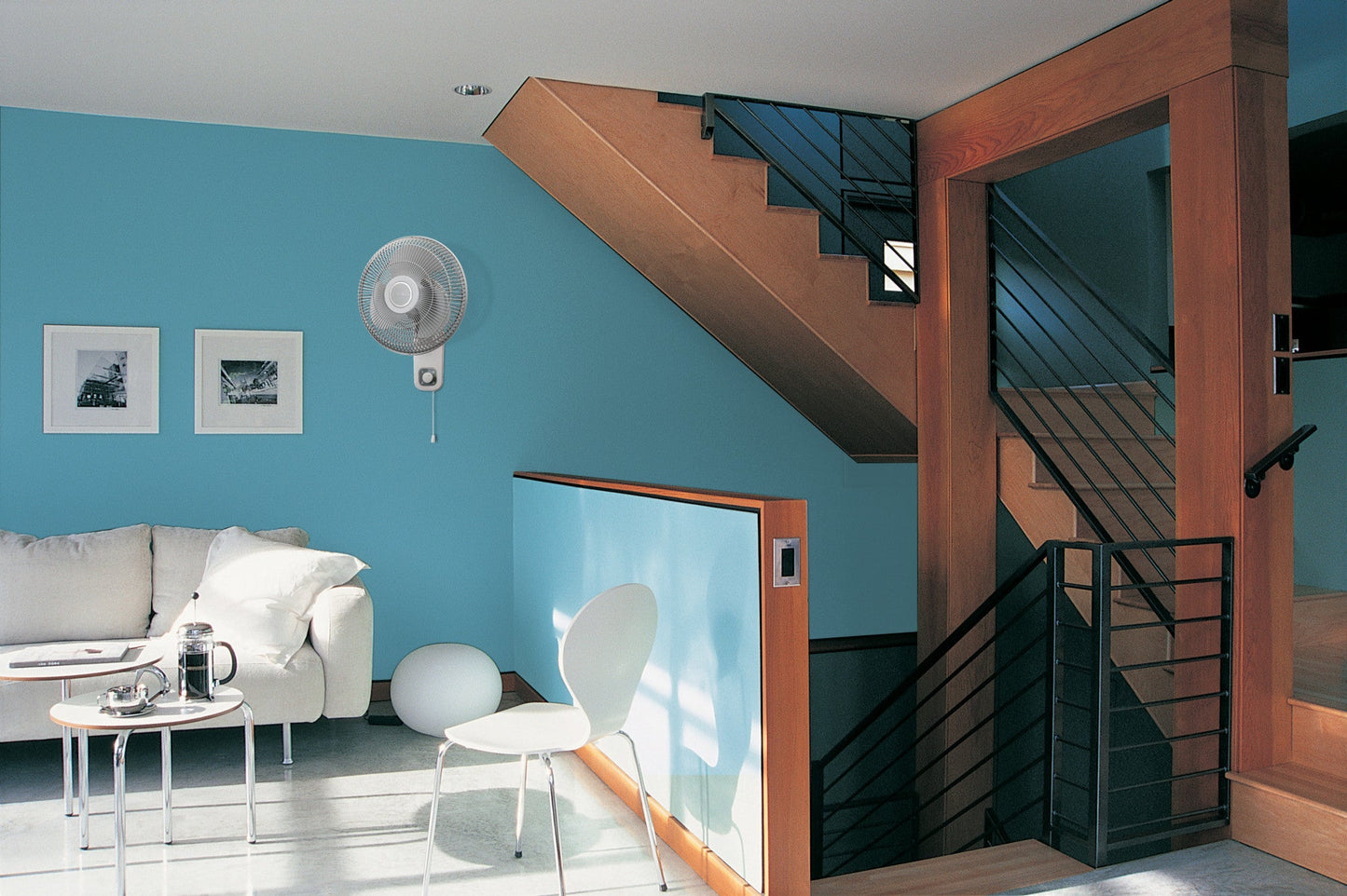 Lasko M12900 12" Oscillating Wall Mount Fan with 3 Speeds