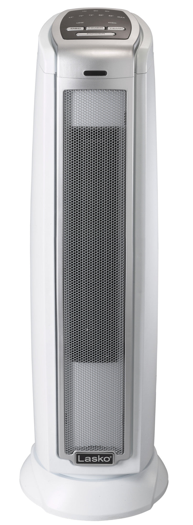 Lasko 1500W Electric Oscillating Ceramic Tower Space Heater, with Timer, 5775, White