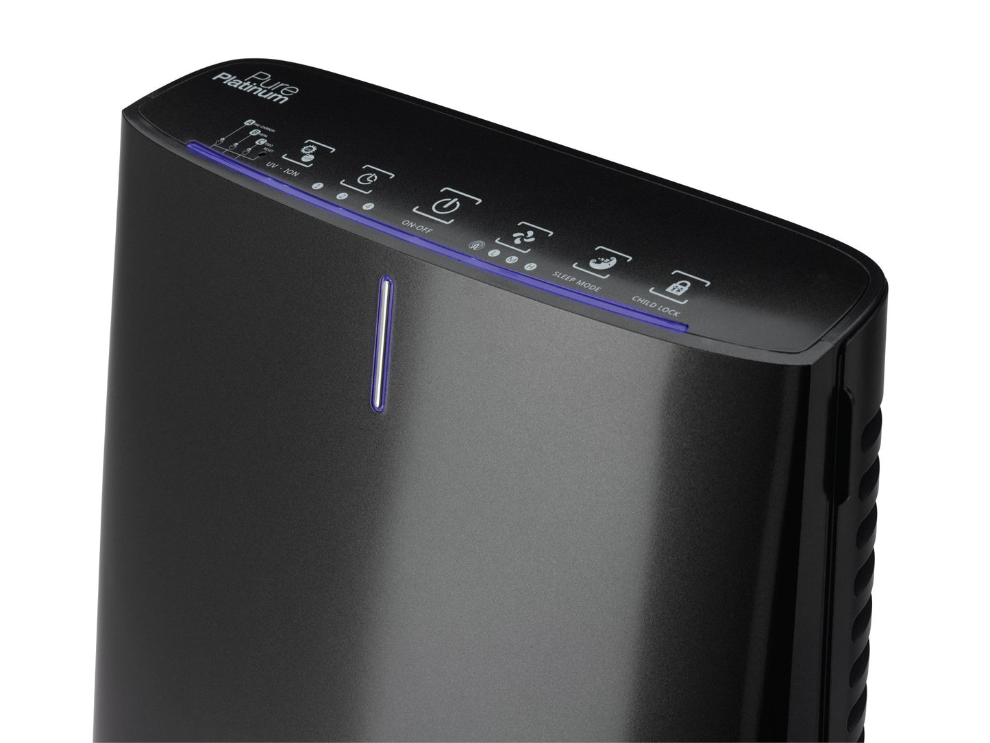 Lasko Pure Platinum Air Purifier with HEPA-Type Filtration, HF25630, Black