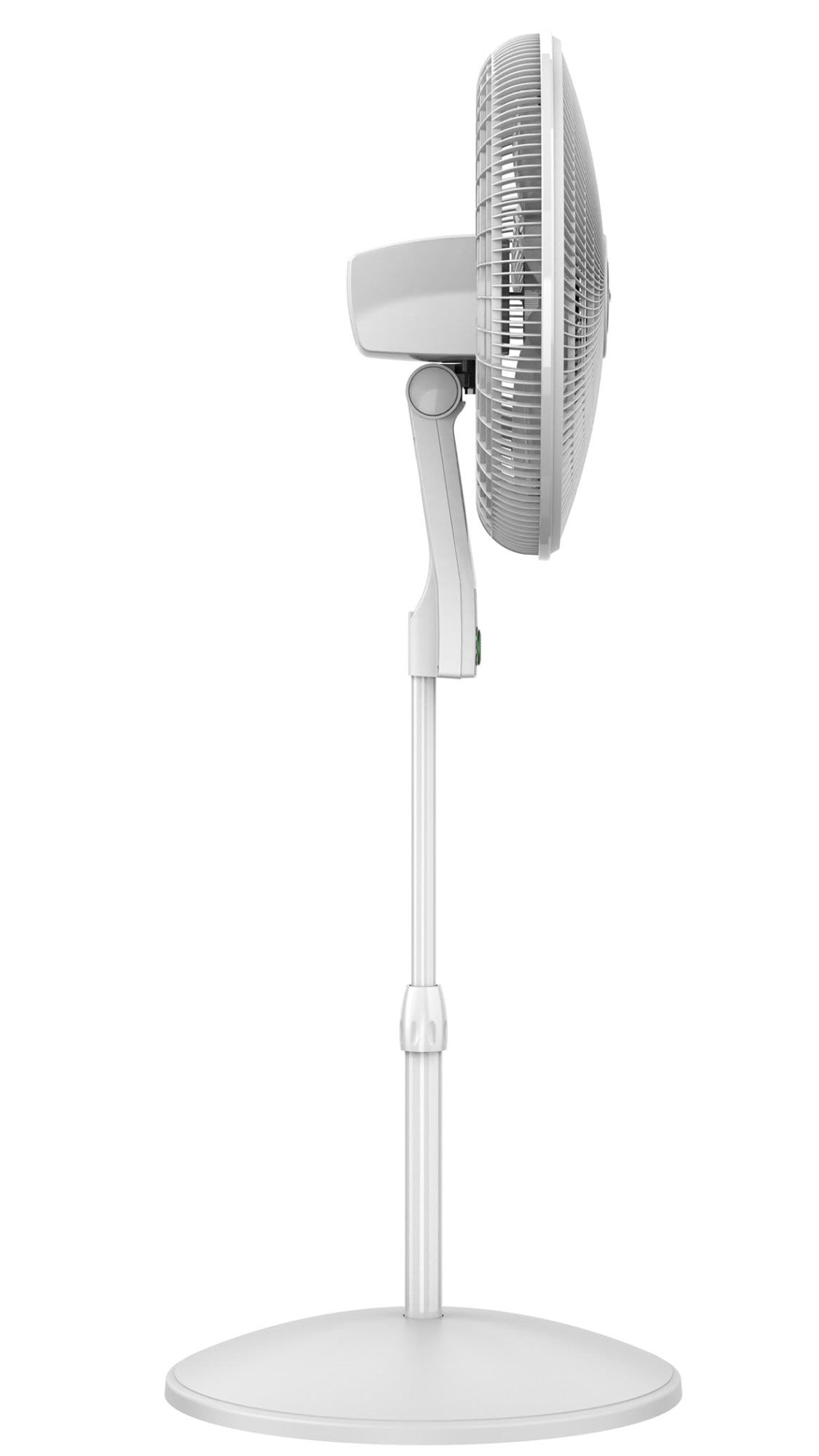 Lasko 18"  12-Speed EcoQuiet DC Motor Pedestal Fan with Remote Control, S18705, White