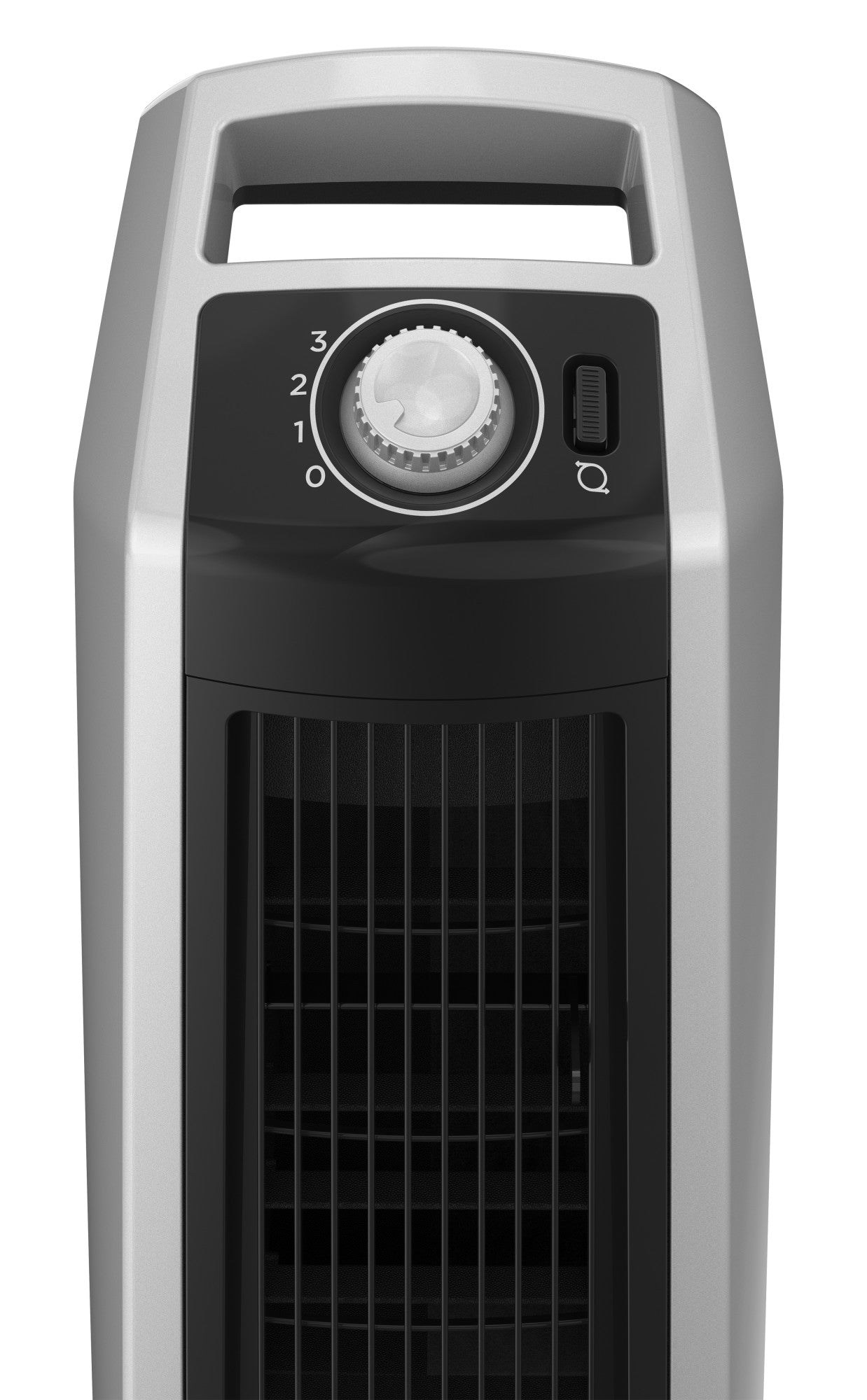 Lasko Oscillating High Velocity Tower Fan with 3 Speeds, U35105, Gray/Black