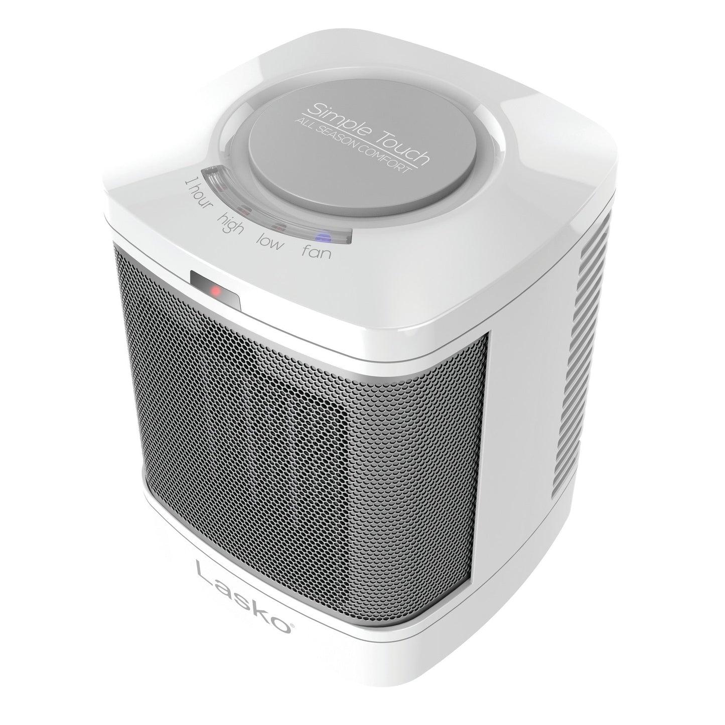 Lasko 1500W Ceramic Bathroom Space Heater with ALCI Safety Plug, CD08210, White