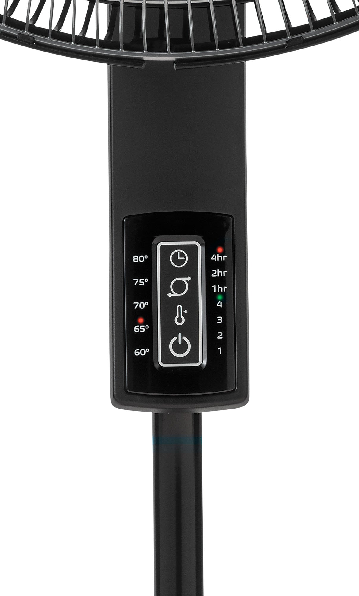 Lasko S16612 16" 4-Speed Oscillating Pedestal Fan with Remote Control: black