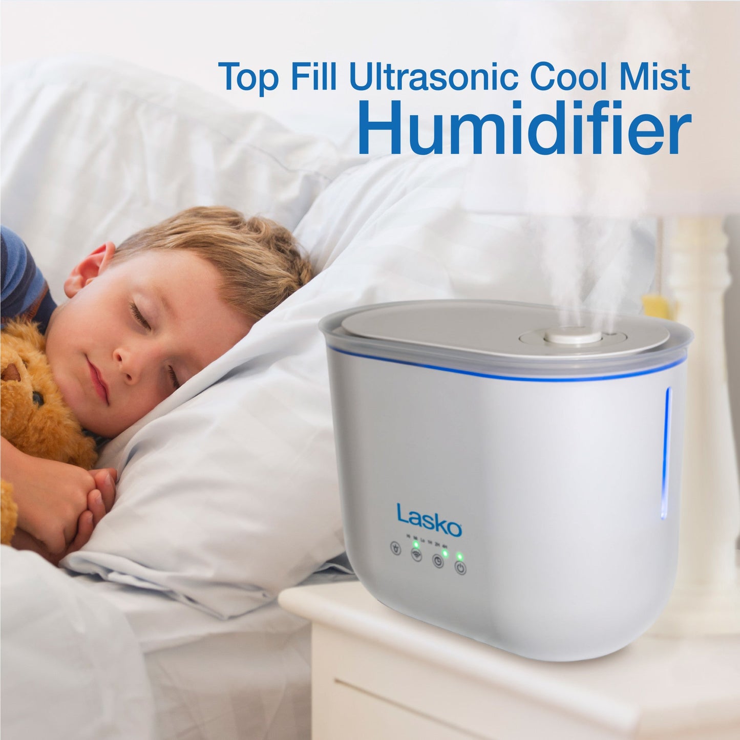 Lasko UH250 Top Fill Ultrasonic Cool Mist Humidifier