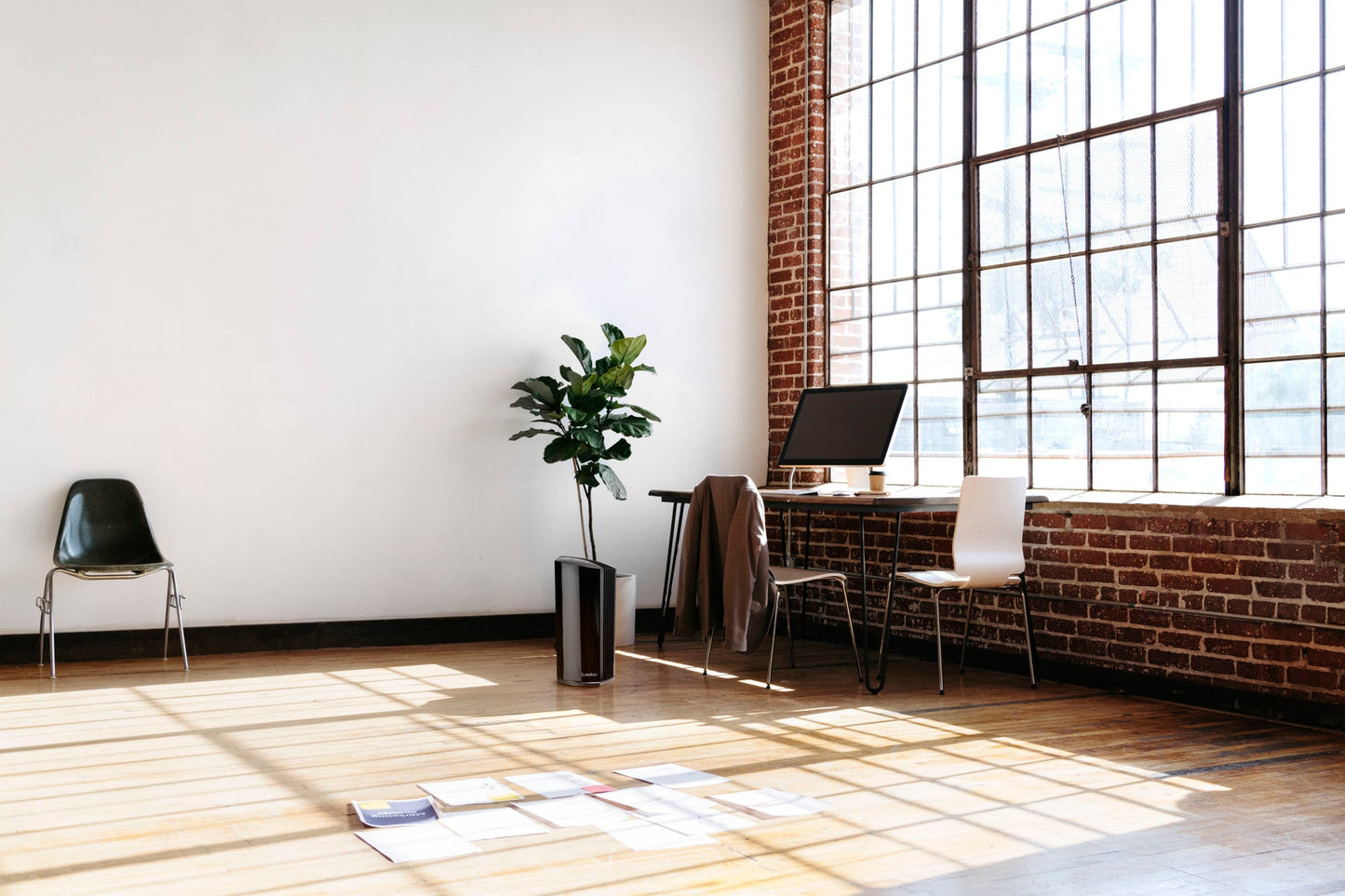 Lasko Smart Air Purifier with True HEPA Filter, Works with Alexa, LP450S, Black