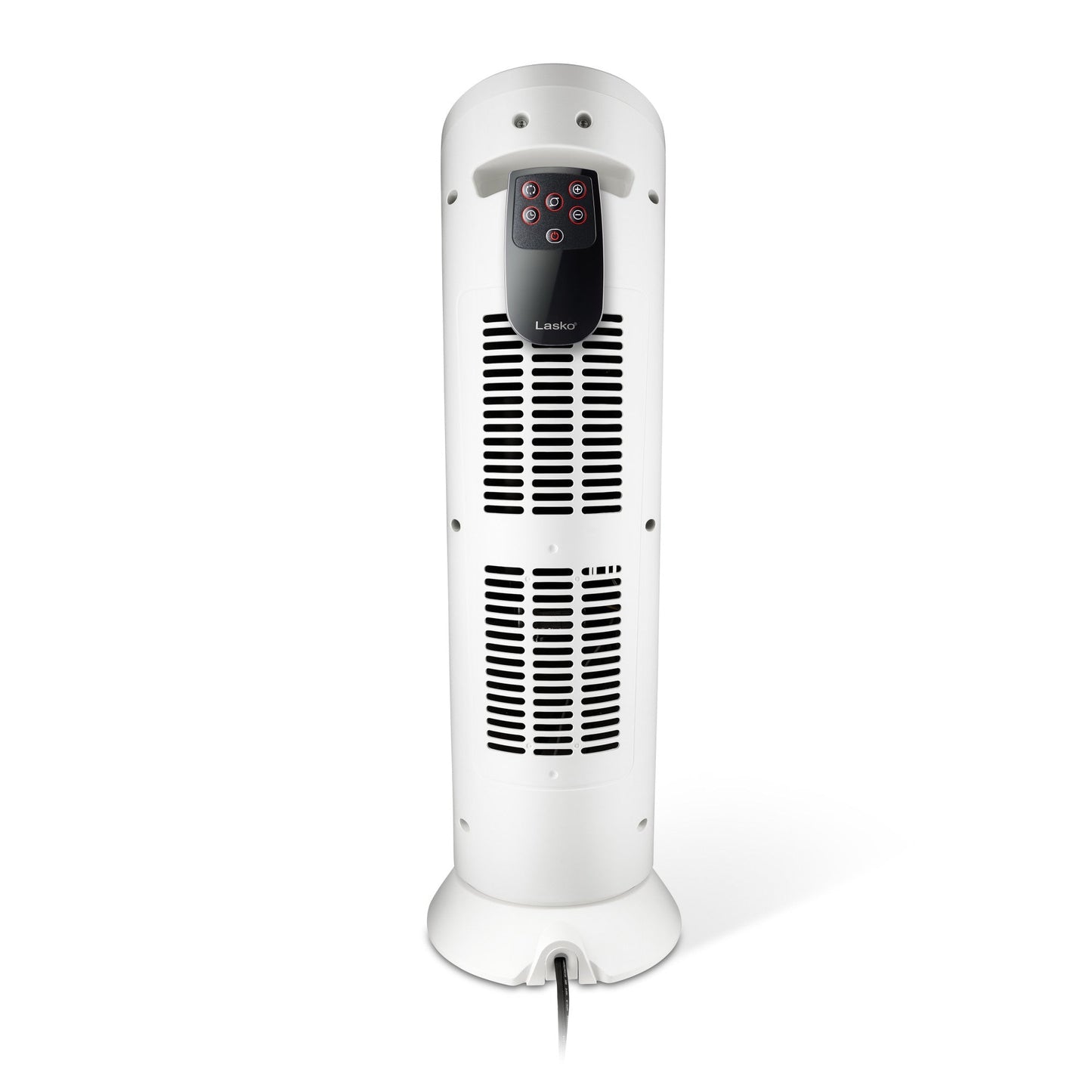 Lasko 1500W Digital Ceramic Tower Space Heater with Remote, 5165, White