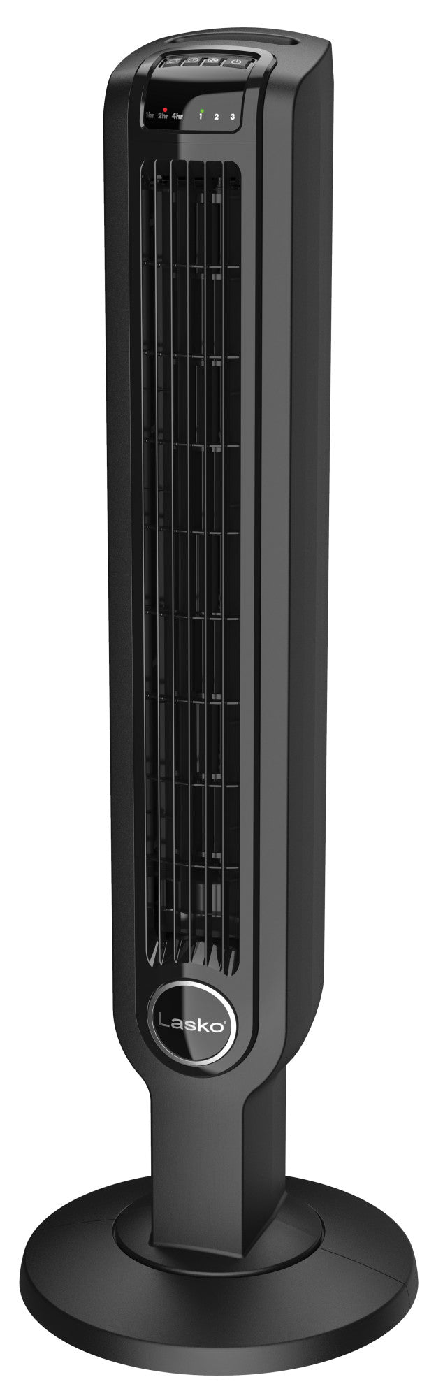 Lasko 3- Speed Oscillating Tower Fan with Timer and Remote, T36211, Black
