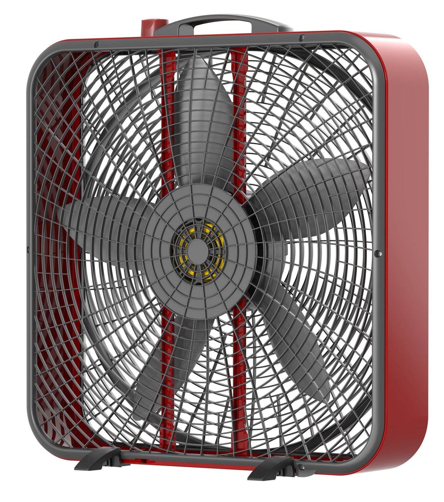 Lasko 20" 3-Speed Pro Power? Industrial Grade Box Fan, B20548, Red