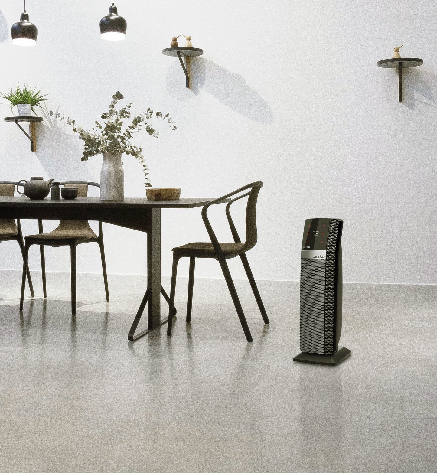 Lasko Elite Collection 1500W Ceramic Tower Space Heater with Tip-Over Switch, CT22445