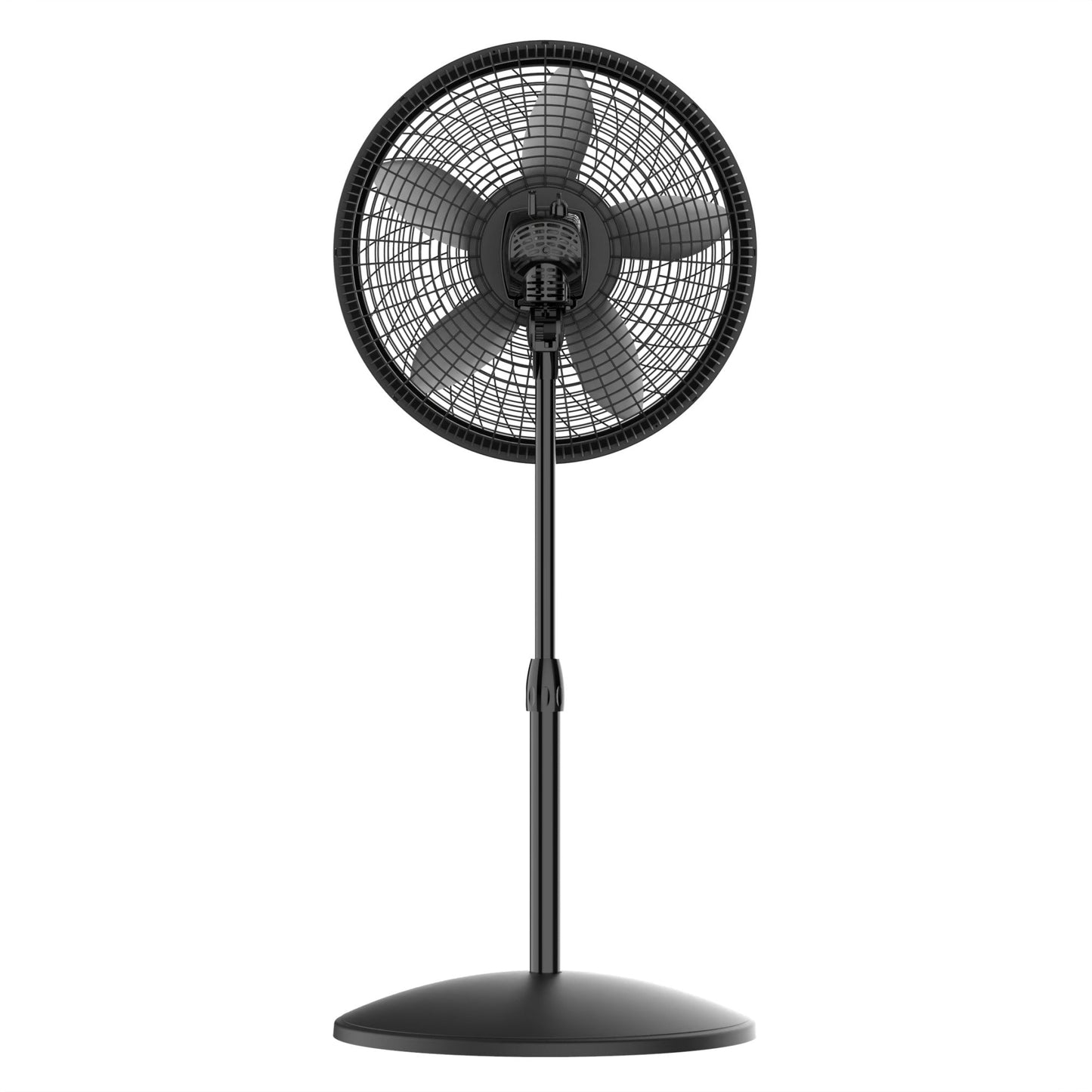 Lasko 18" Adjustable Oscillating Cyclone Pedestal Fan with 3 Speeds, S18910, Black