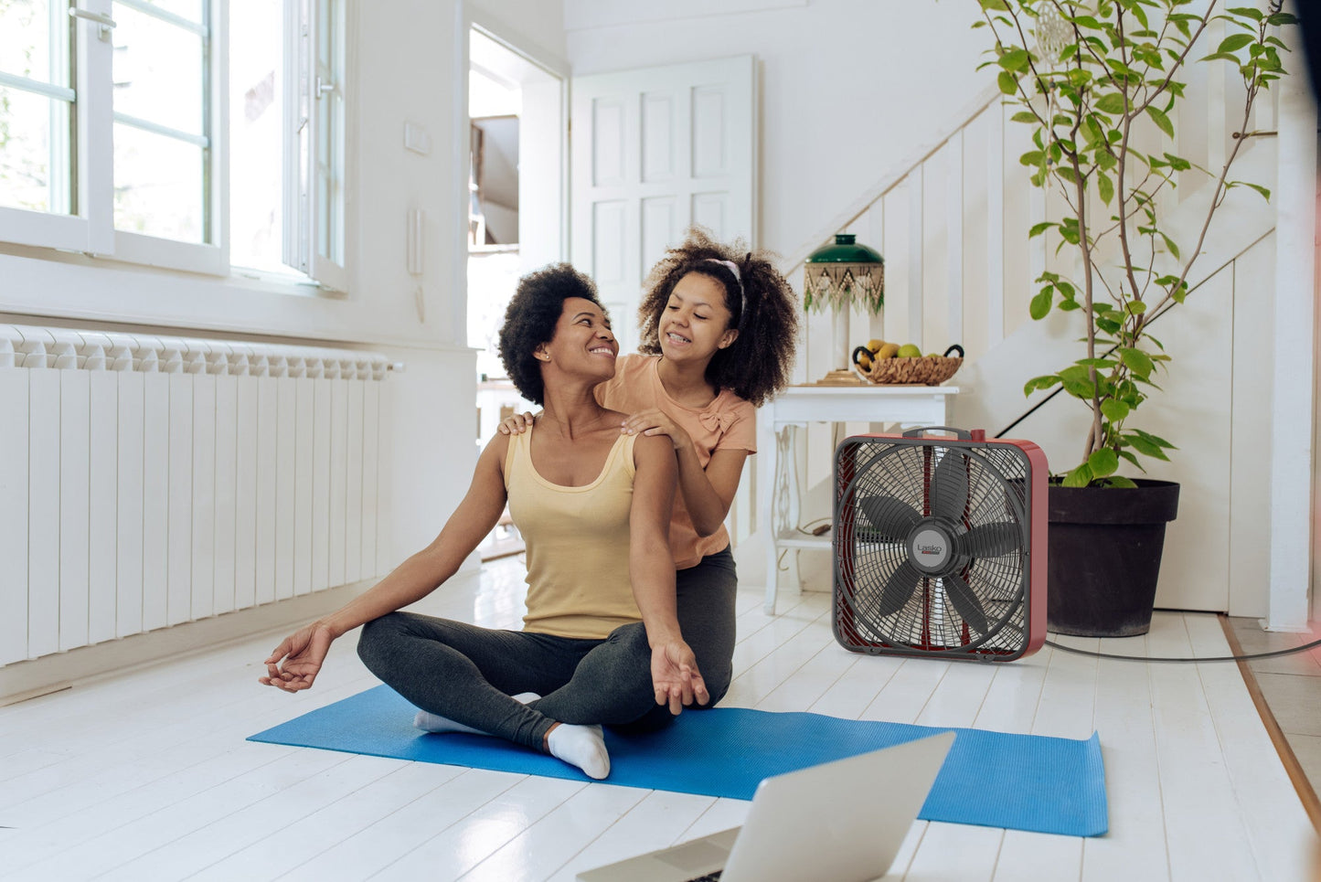 Lasko 20" 3-Speed Pro Power? Industrial Grade Box Fan, B20548, Red