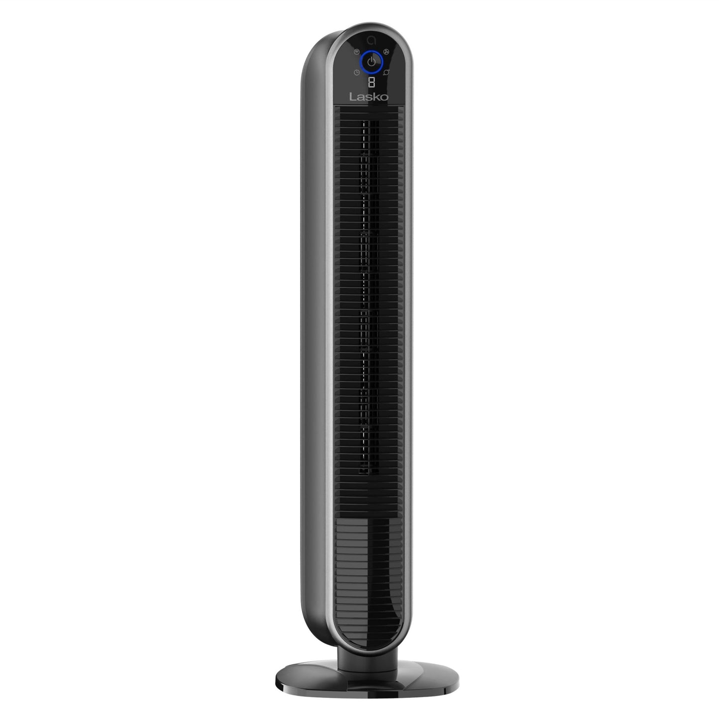 Lasko Aria? T40733 40" 5-Speed WiFi Smart Tower Fan with Dark Mode: black
