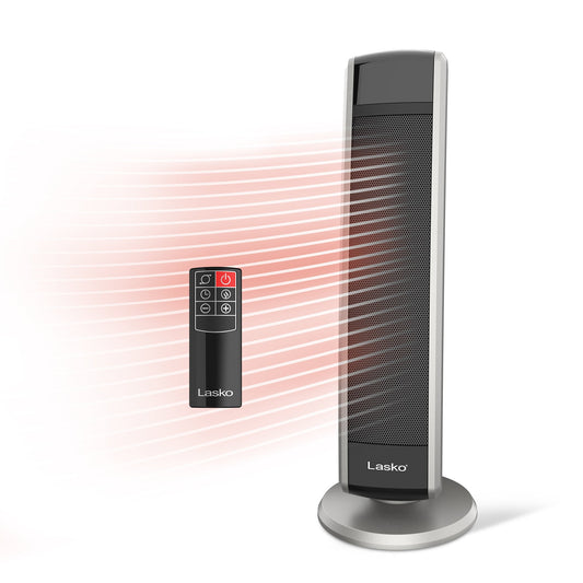 Lasko 5586 1500W Digital Ceramic Tower Space Heater with Remote