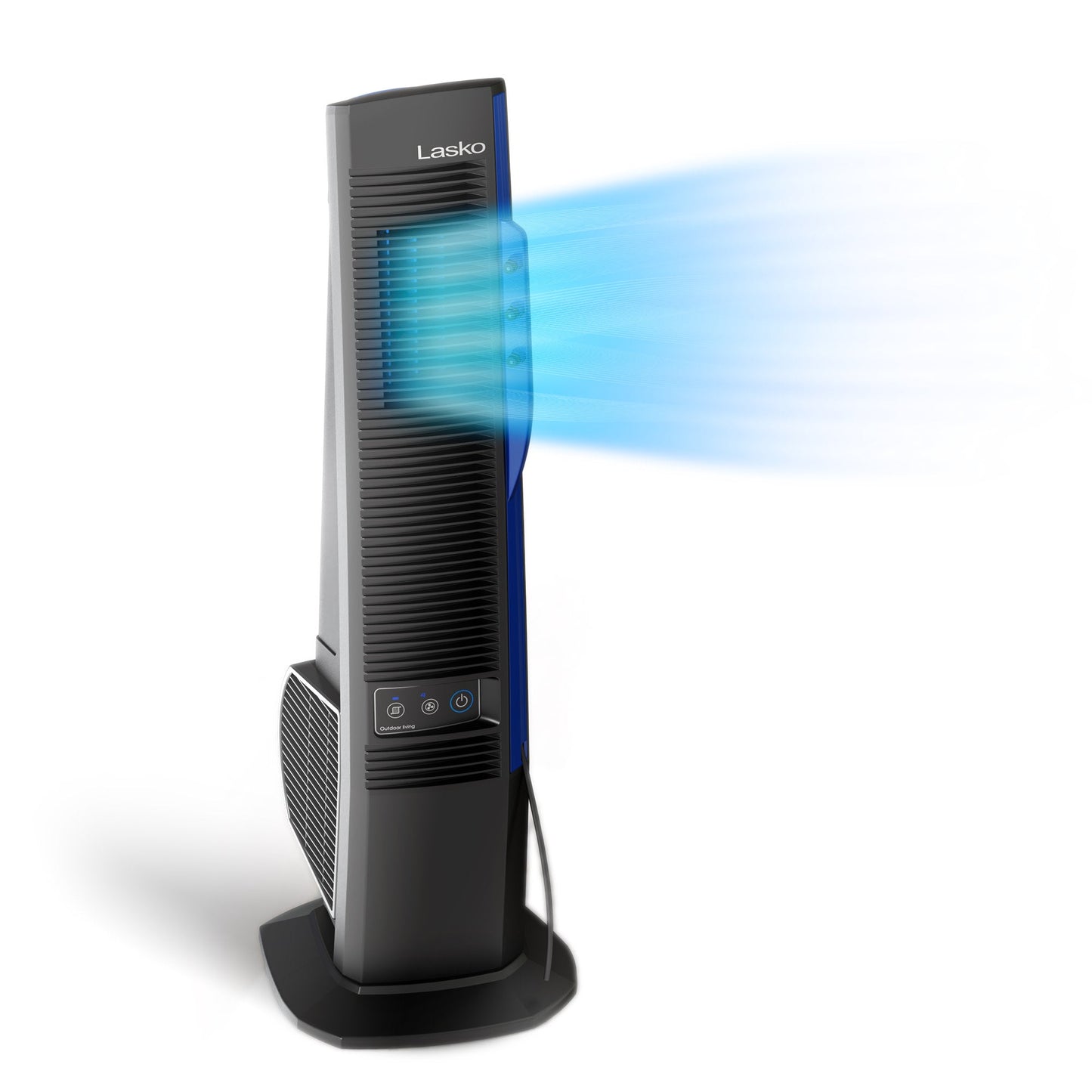 Lasko YF300 42" Misting Outdoor Tower Fan with 10-Foot Power Cord and 4 speeds