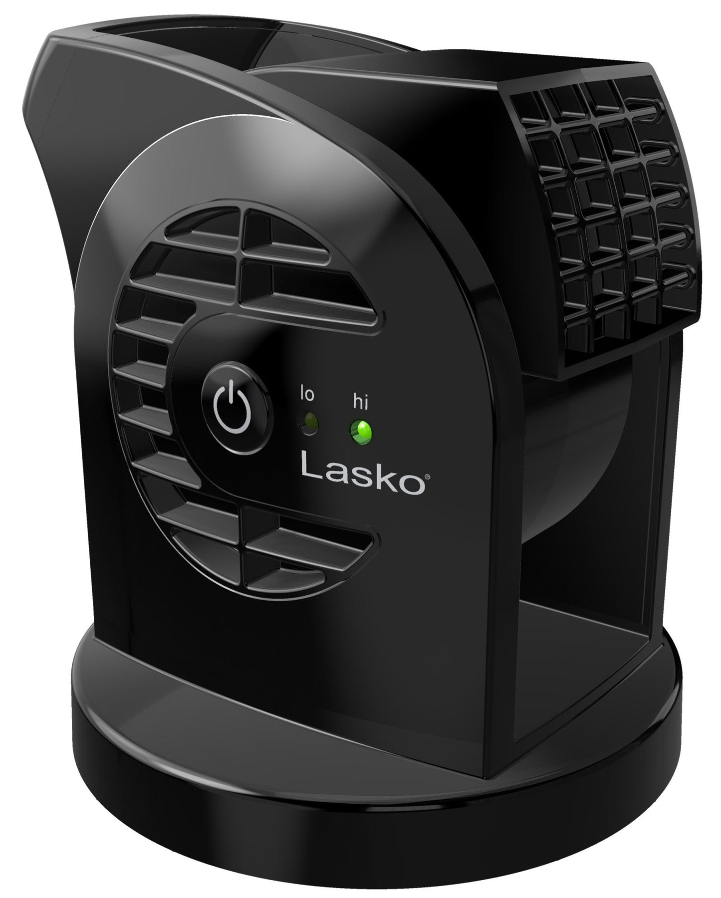 Lasko MyCool Mini USB 2- Speed Desk Fan with USB Cable and AC Adapter, D301, Black