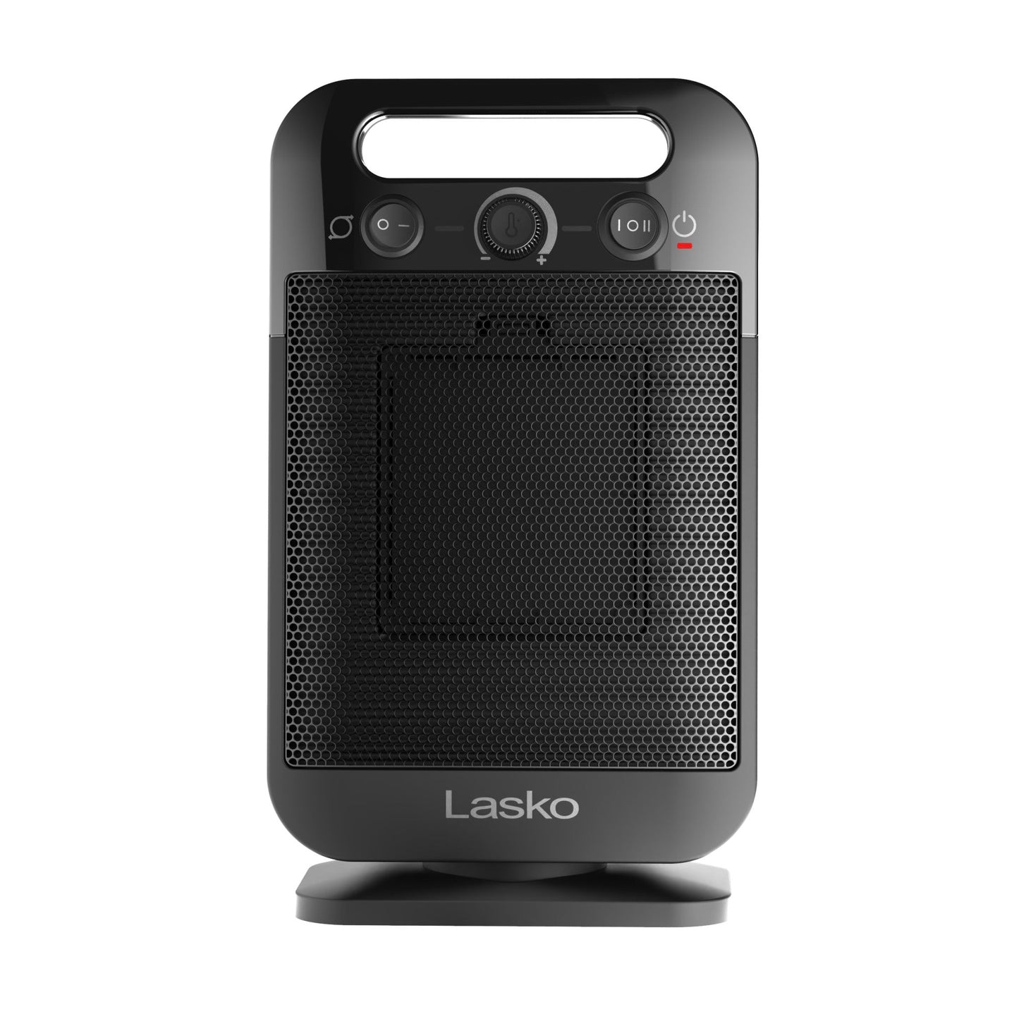 Lasko CD12100 Oscillating Personal Space Heater with Adjustable Thermostat, Black