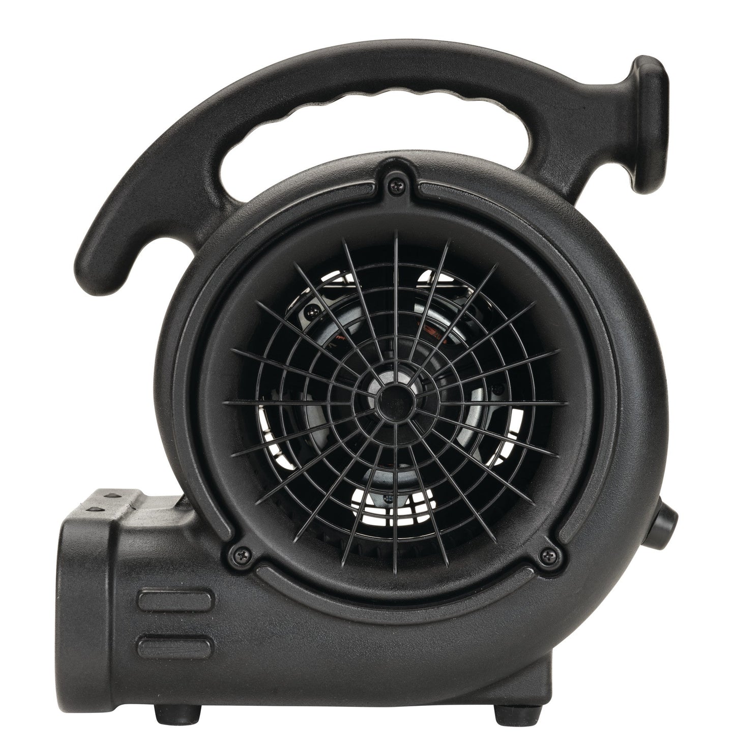 Lasko 3-Speed Super Fan Max Air Mover Floor Fan with Outlets, SF-20-BK, Black