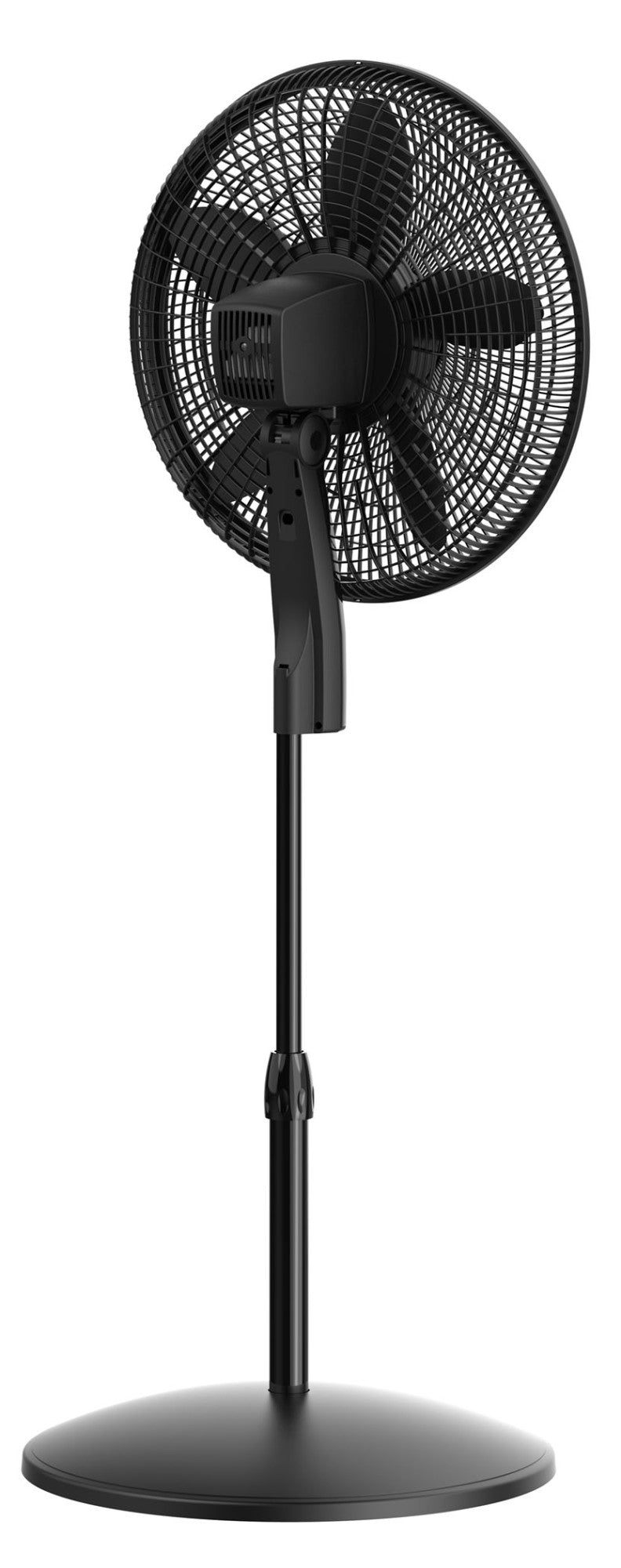 Lasko Oscillating 18-inch EcoQuiet DC Motor 12-Speed Pedestal Fan with Remote Control, Black, S18708