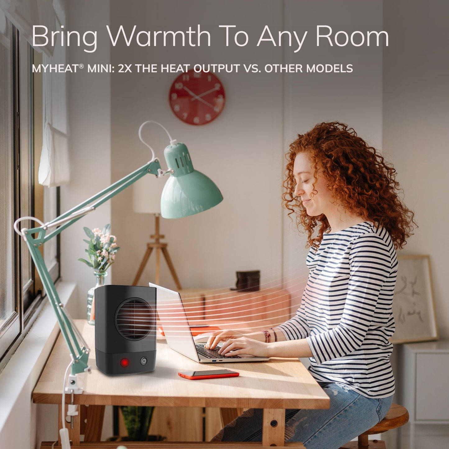 Lasko MyHeat? Mini Personal Ceramic Heater (black)