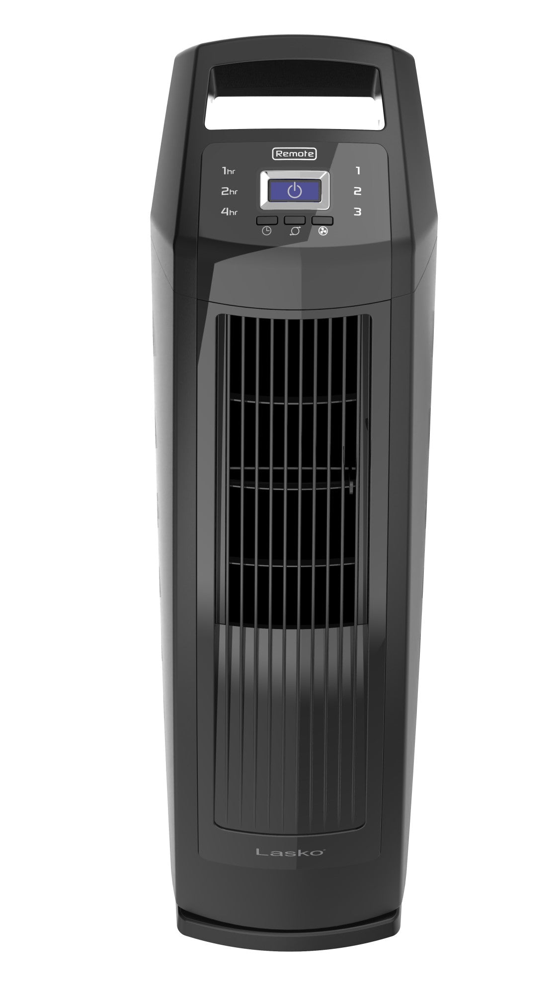 Lasko Oscillating High Velocity Fan with Remote Control, U35122, Black