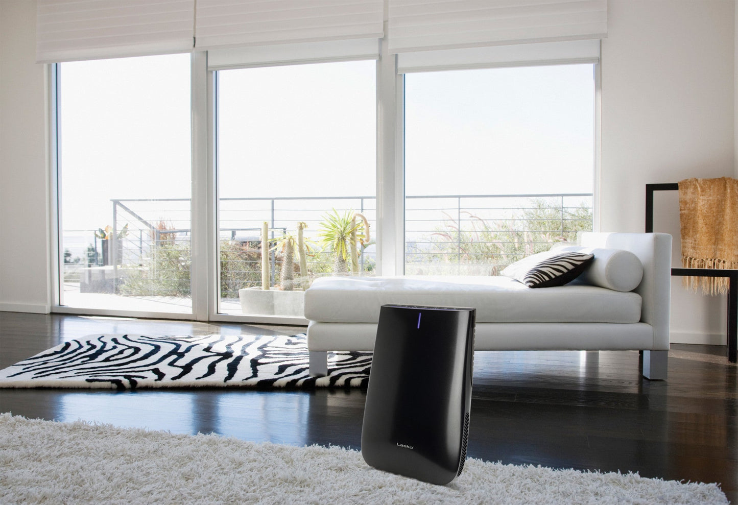 Lasko Pure Platinum Air Purifier with HEPA-Type Filtration, HF25630, Black