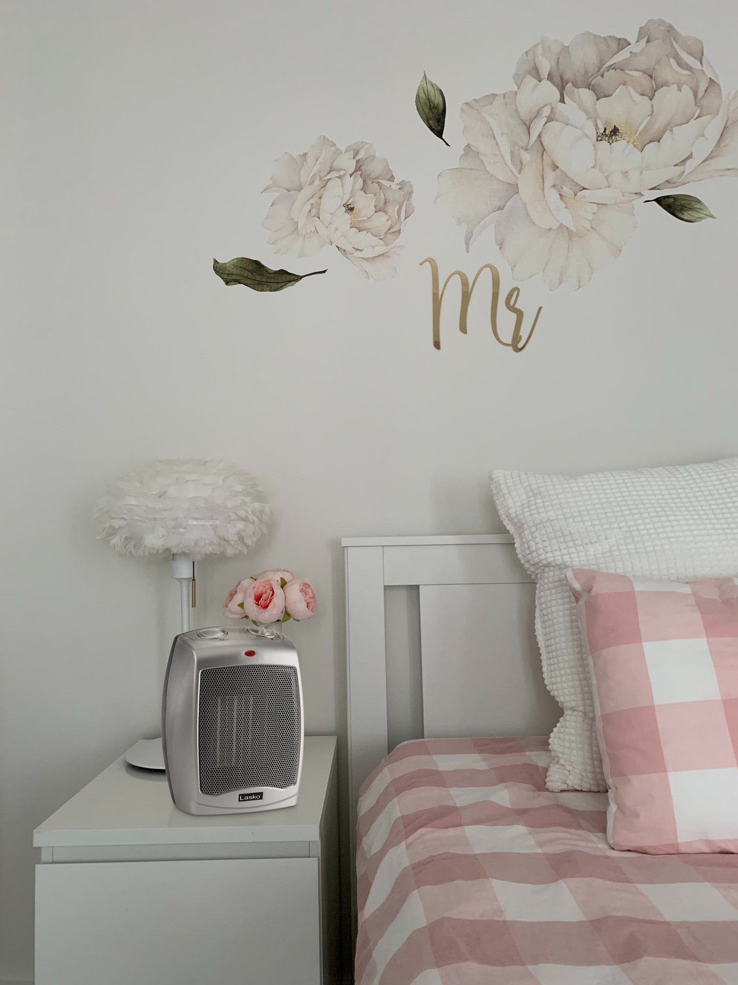 Lasko 1500W Electric Ceramic Space Heater with Adjustable Thermostat, 754200, Silver