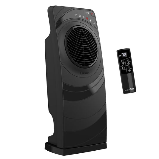 Lasko Elite Collection Revolution Ceramic Space Heater with Remote, CC23630, Black