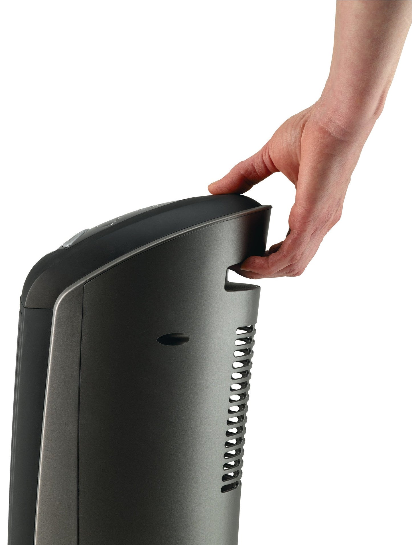 Lasko Electric Oscillating Ceramic Tower Space Heater with Remote Control, 751320, Black