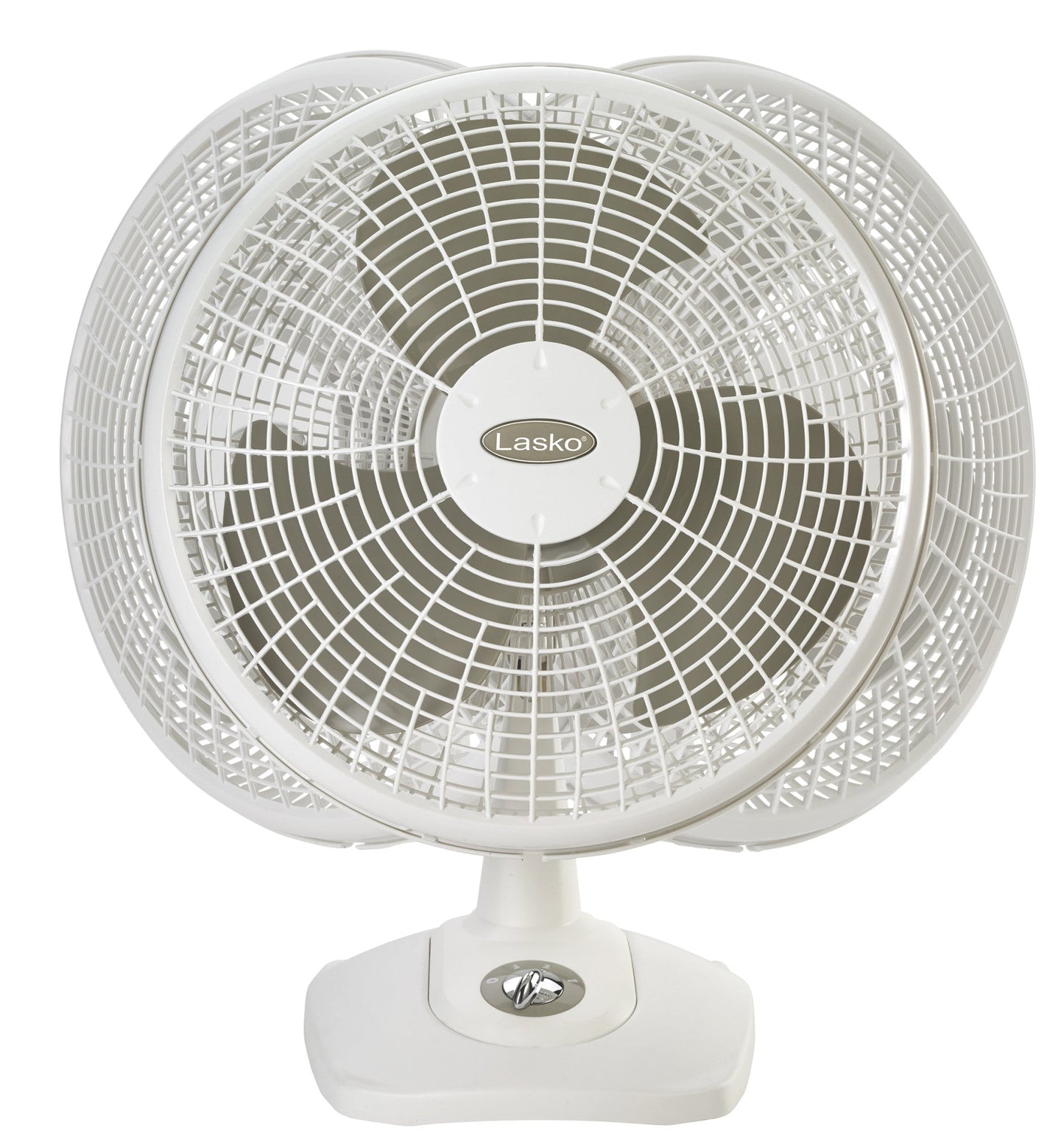 Lasko 16" 3-Speed Oscillating Performance Table Fan with Tilt-back, 2506, White