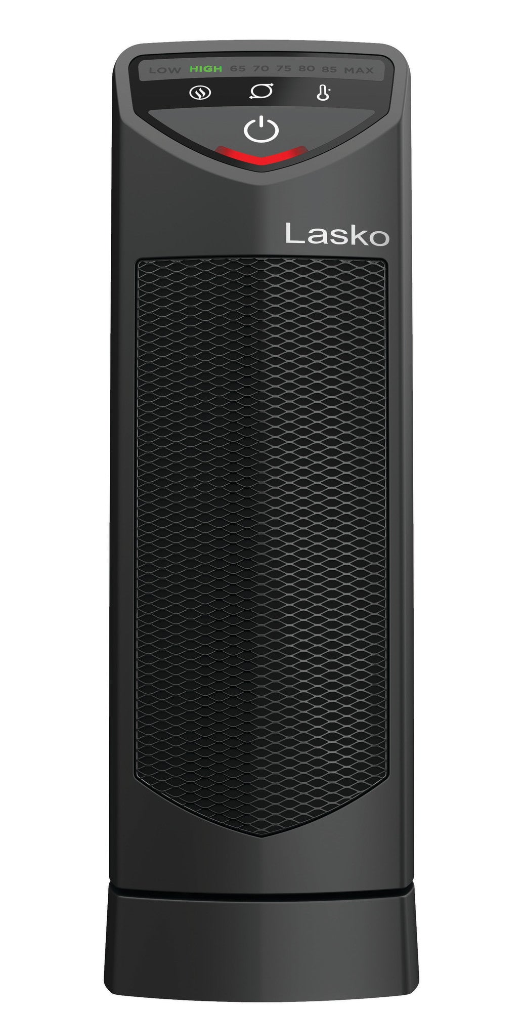 Lasko 1500W Electric 14" Personal Oscillating Ceramic Tower Space Heater, CT14320, Black