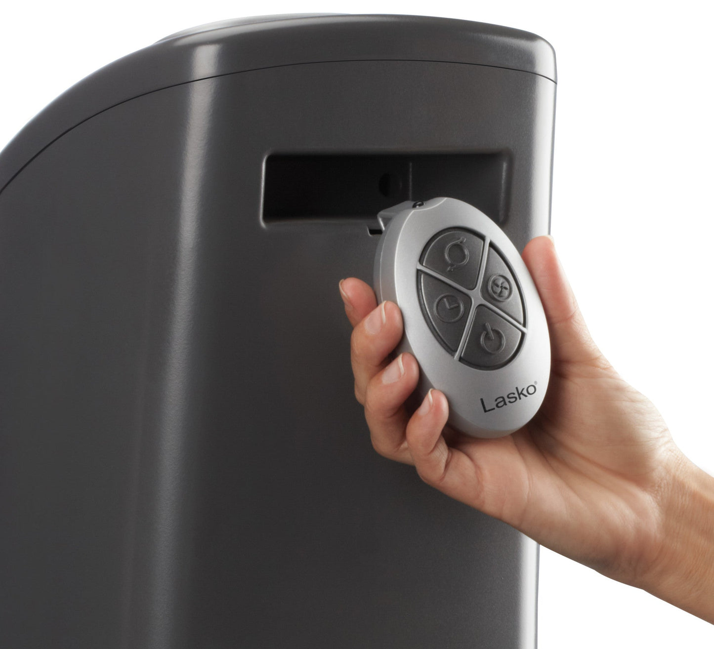 Lasko Oscillating High Velocity Tower Fan with Remote Control, U35100,