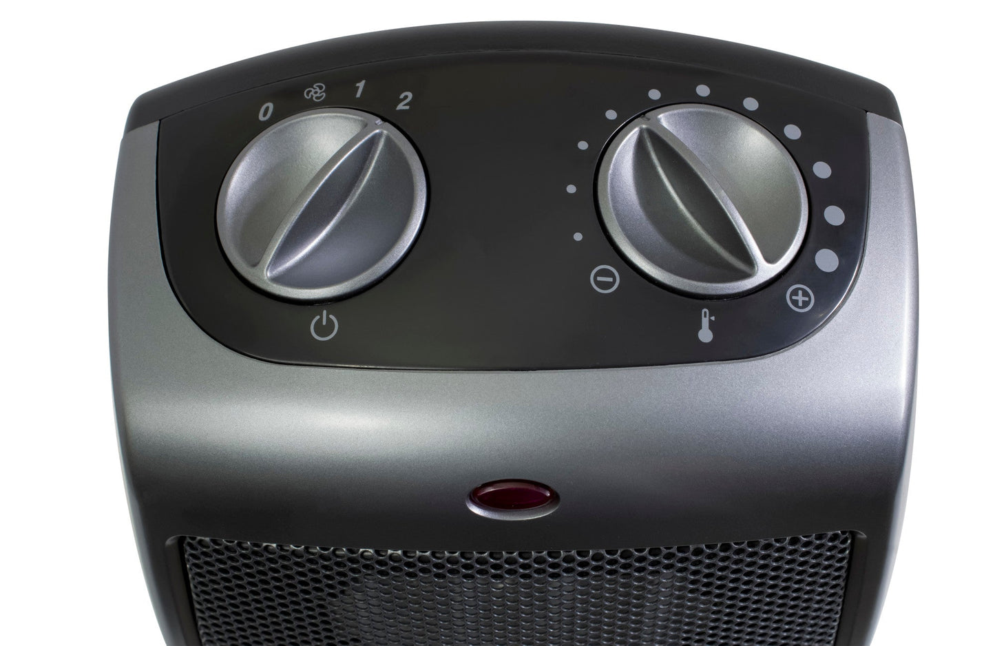 Lasko 1500W 2-Speed Ceramic Space Heater with Tip-Over Safety Switch, 754201, Gray