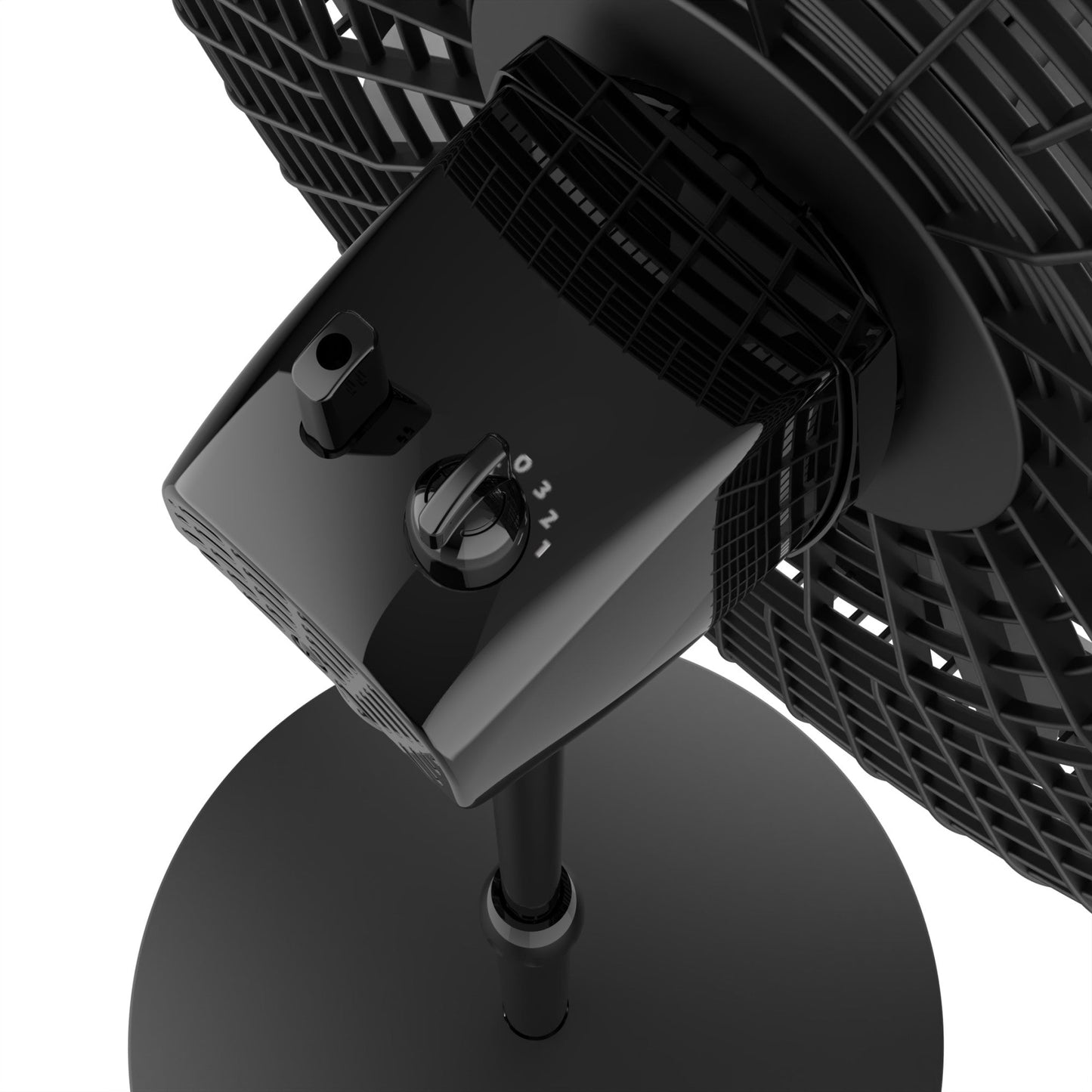 Lasko 18" Adjustable Oscillating Cyclone Pedestal Fan with 3 Speeds, S18910, Black