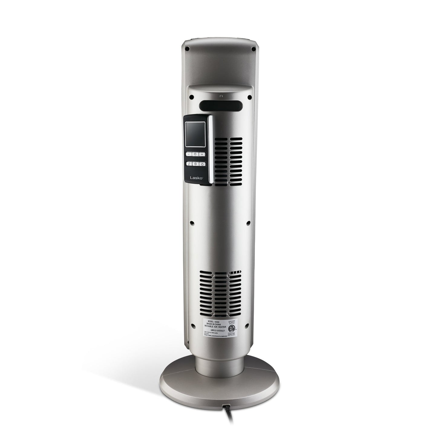 Lasko 5586 1500W Digital Ceramic Tower Space Heater with Remote