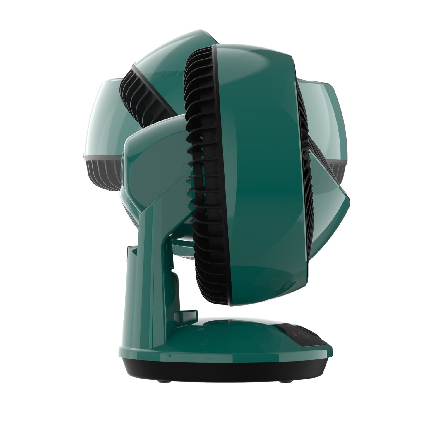 Lasko A12665 Whirlwind EcoQuiet 7" Orbital Motion 12-Speed Air Circulator Fan with Remote Control, Teal
