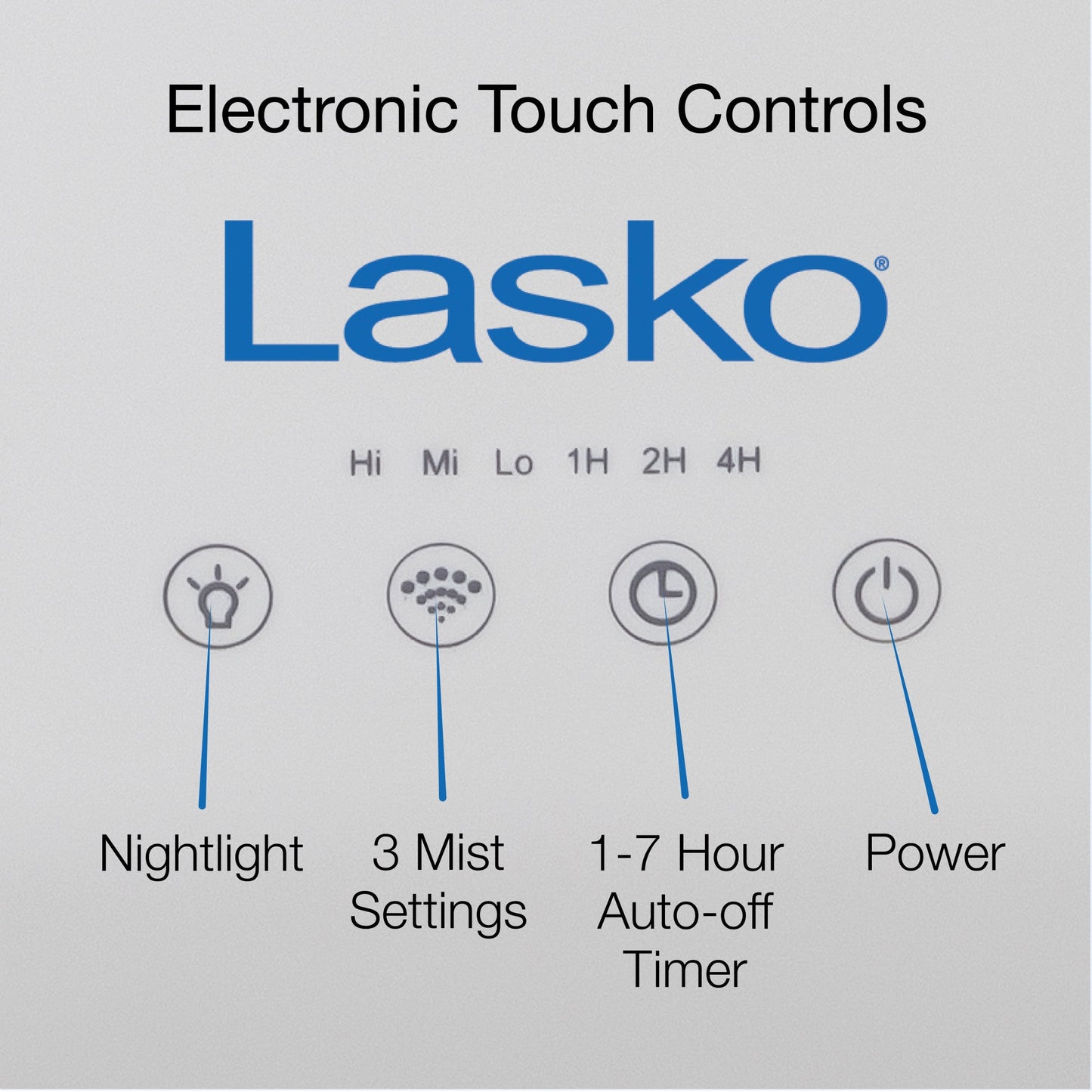 Lasko UH250 Top Fill Ultrasonic Cool Mist Humidifier