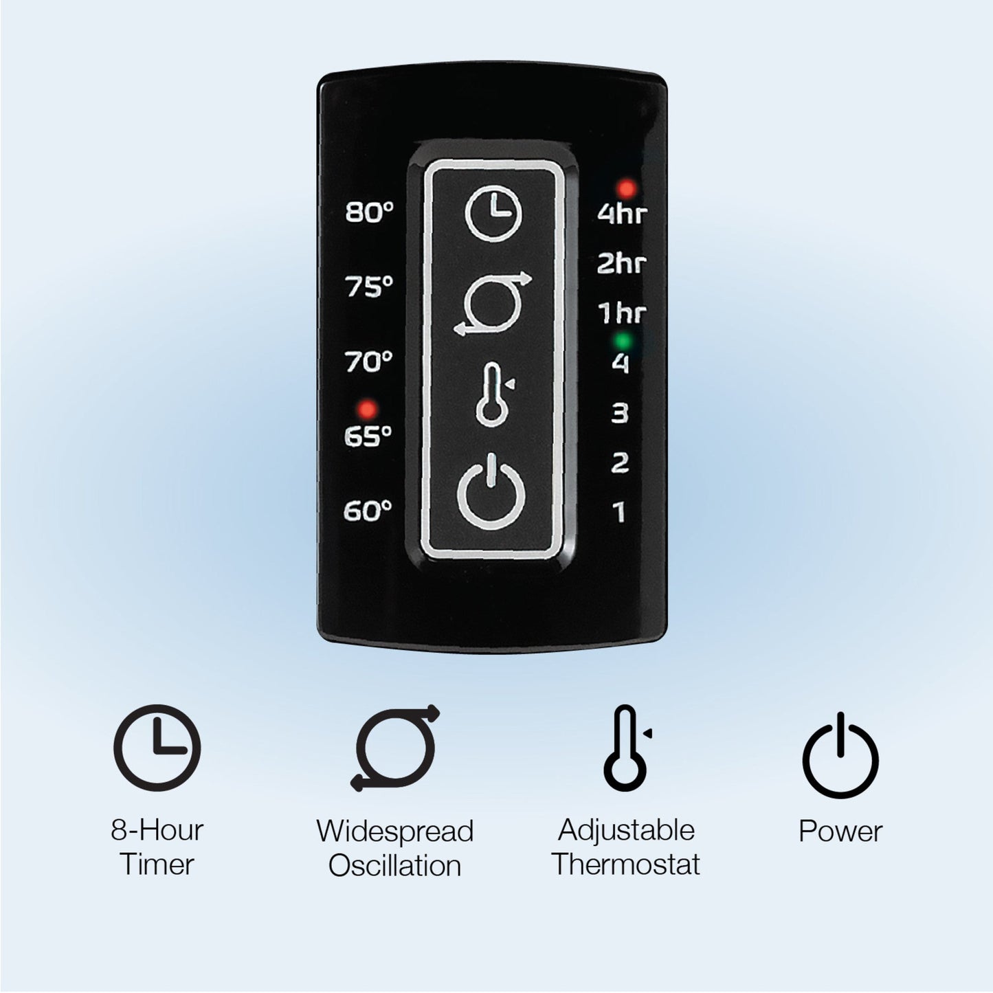 Lasko S16612 16" 4-Speed Oscillating Pedestal Fan with Remote Control: black