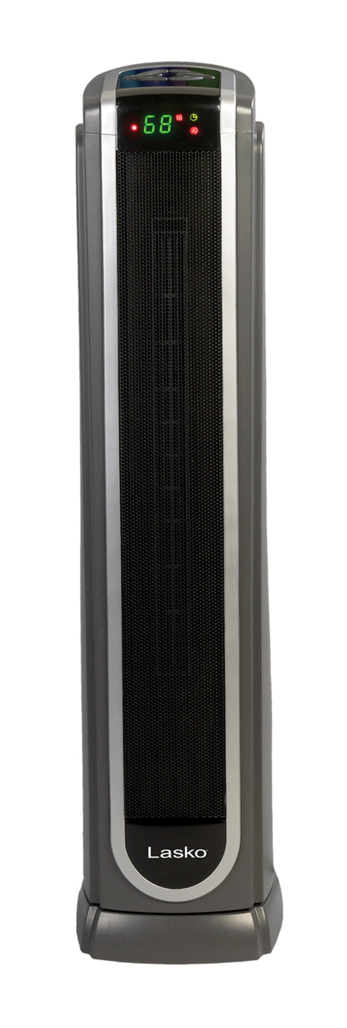 Lasko 1500W Ceramic Tower Space Heater with Logic Center Digital Remote, 5572, Black