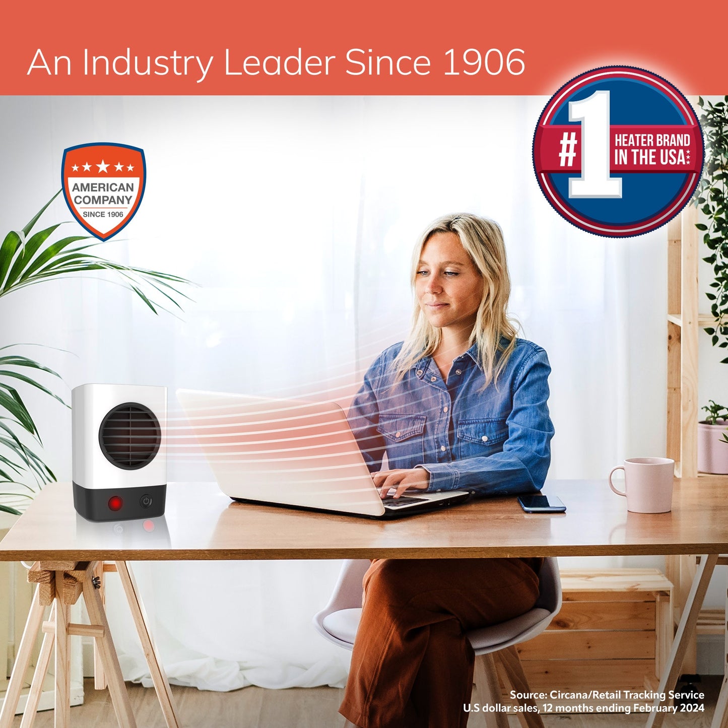 Lasko MyHeat? Mini Personal Ceramic Heater (white)