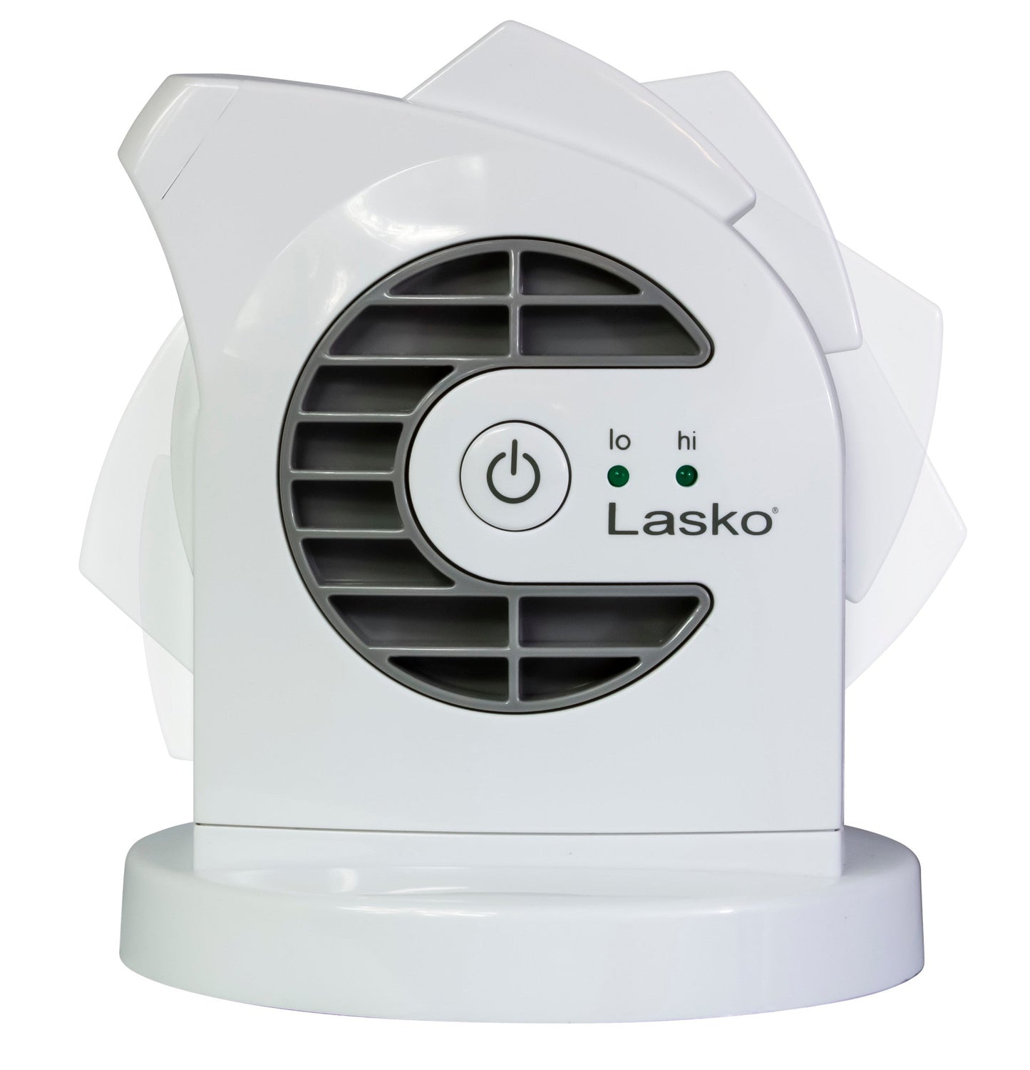 Lasko MyCool Mini USB 2- Speed Desk Fan with USB Cable and AC Adapter, D300, White