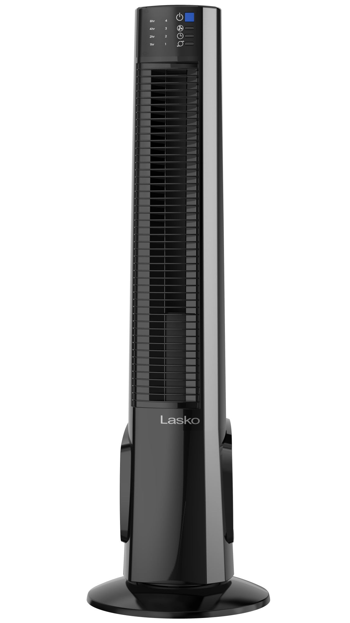 Lasko 38" Hybrid Tower Fan with Remote Control, T38415, Black/Silver