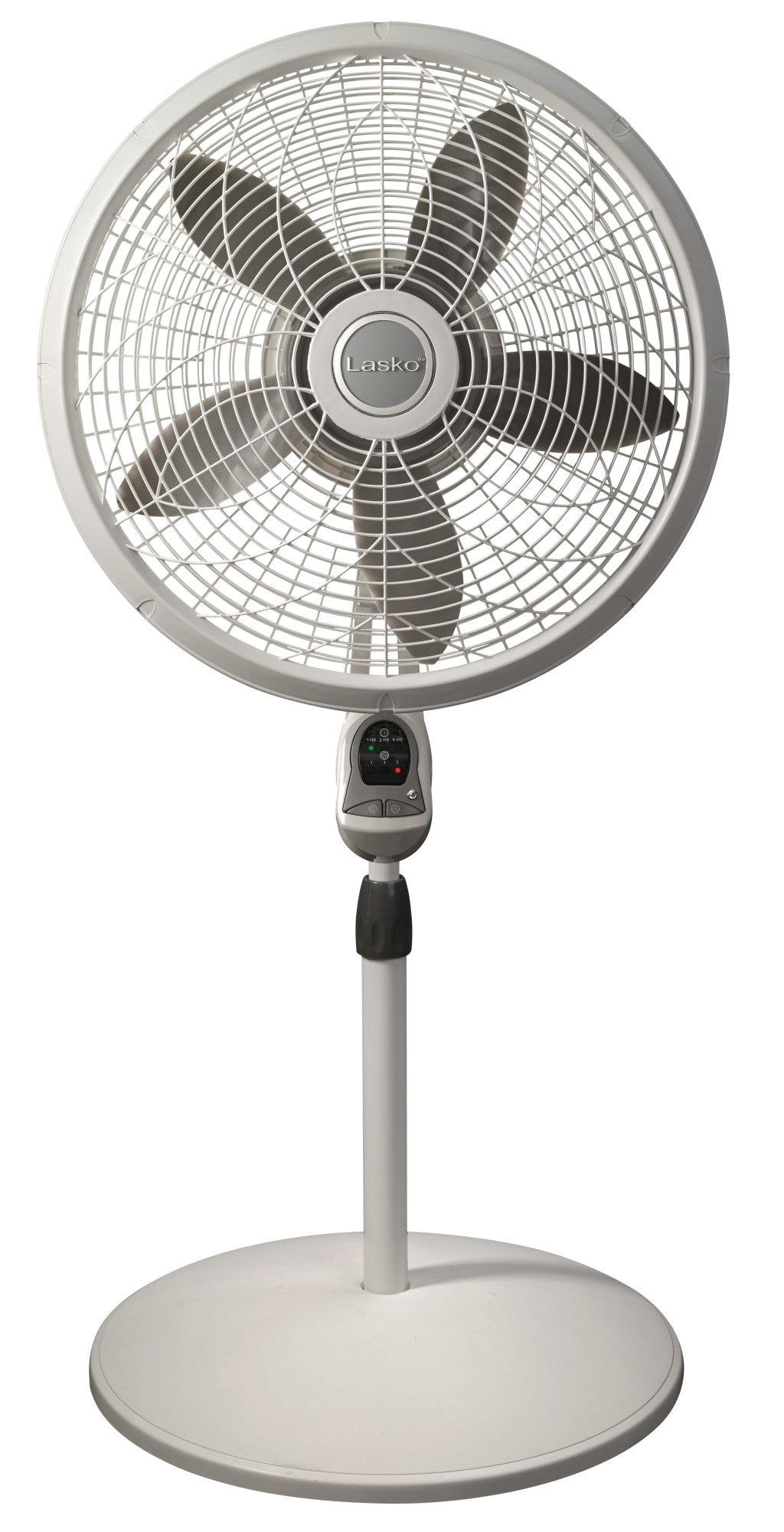 Lasko 18" 3-Speed Elegance & Performance Pedestal Fan with Remote, 1850, White