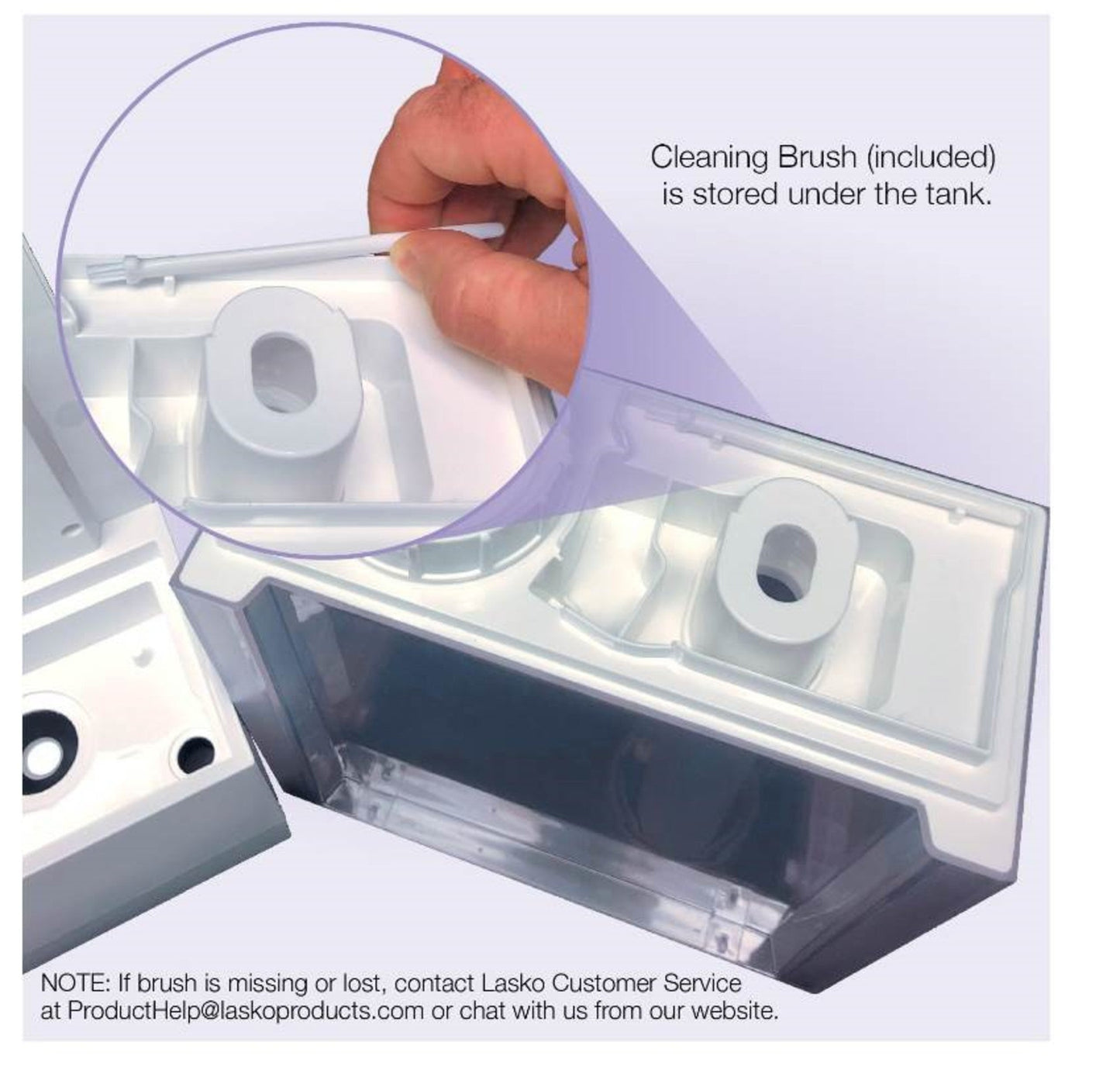 Lasko Quiet Ultrasonic Digital Warm and Cool Mist Humidifier, UH300, White