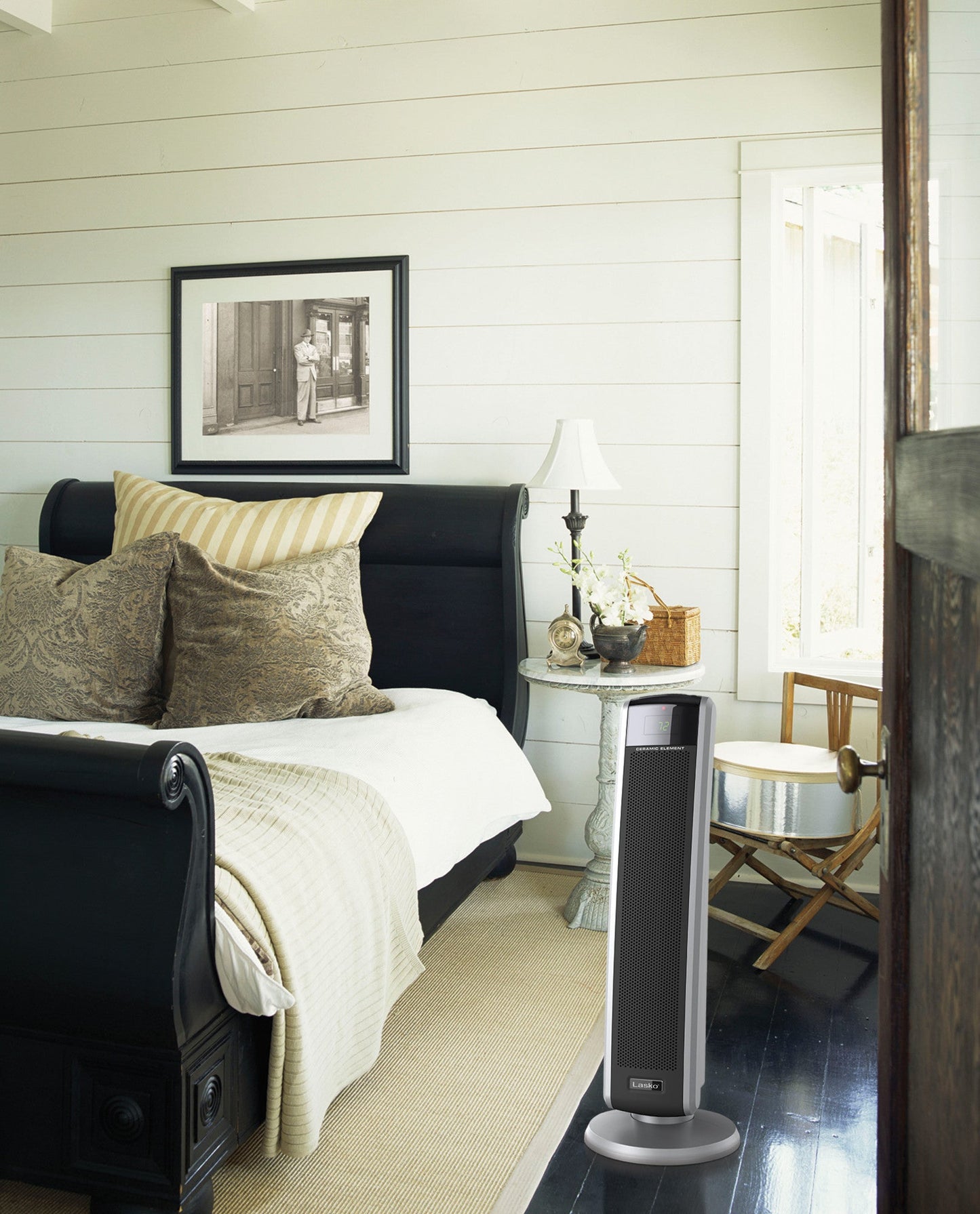 Lasko 5586 1500W Digital Ceramic Tower Space Heater with Remote