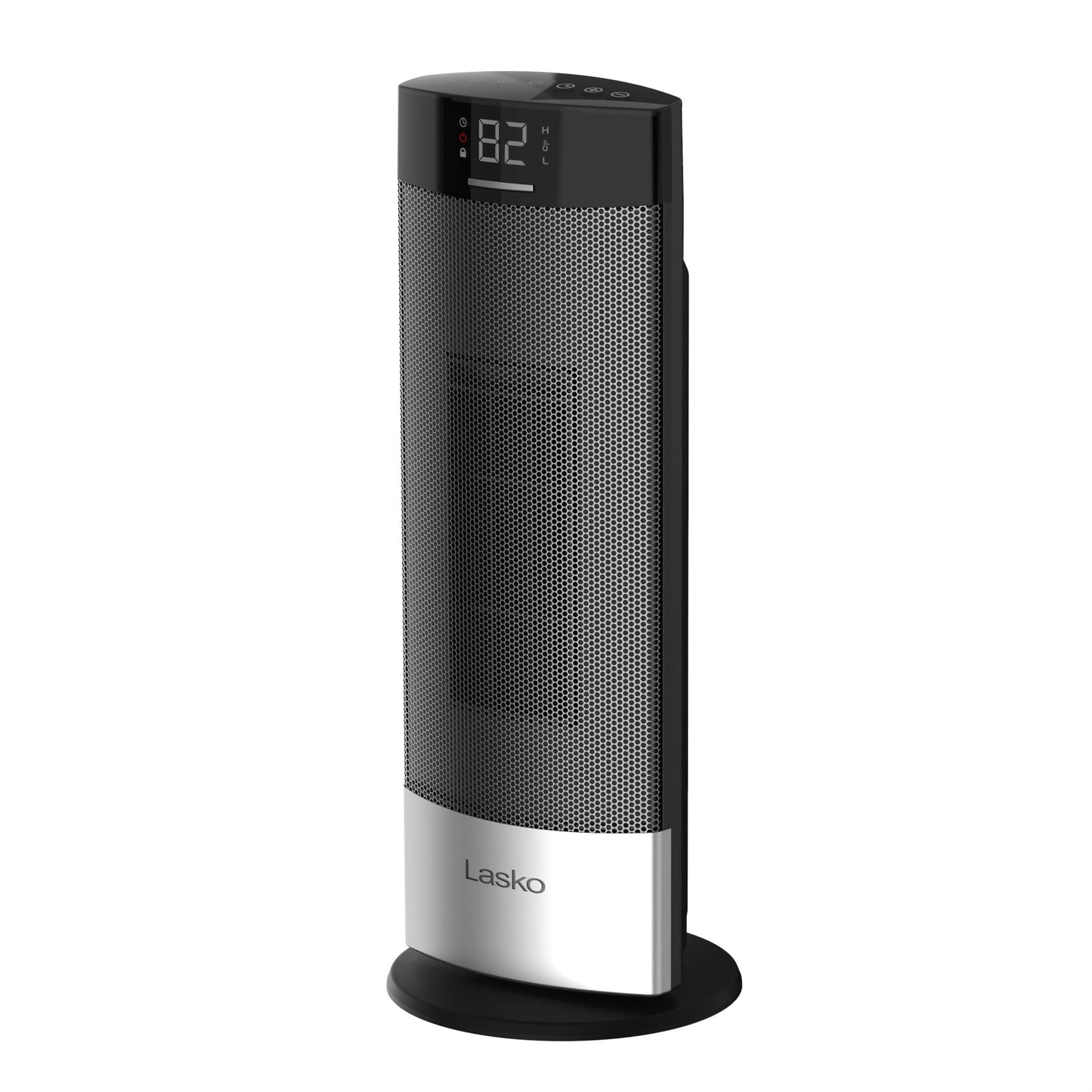 Lasko Ellipse CT18950 Ceramic Tower Space Heater with Remote Control, Black