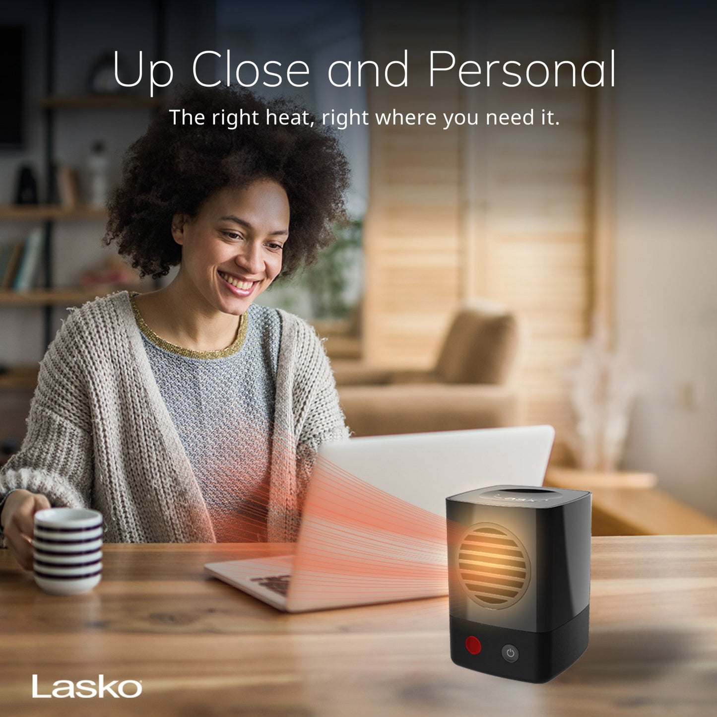Lasko MyHeat? Mini Personal Ceramic Heater (black)