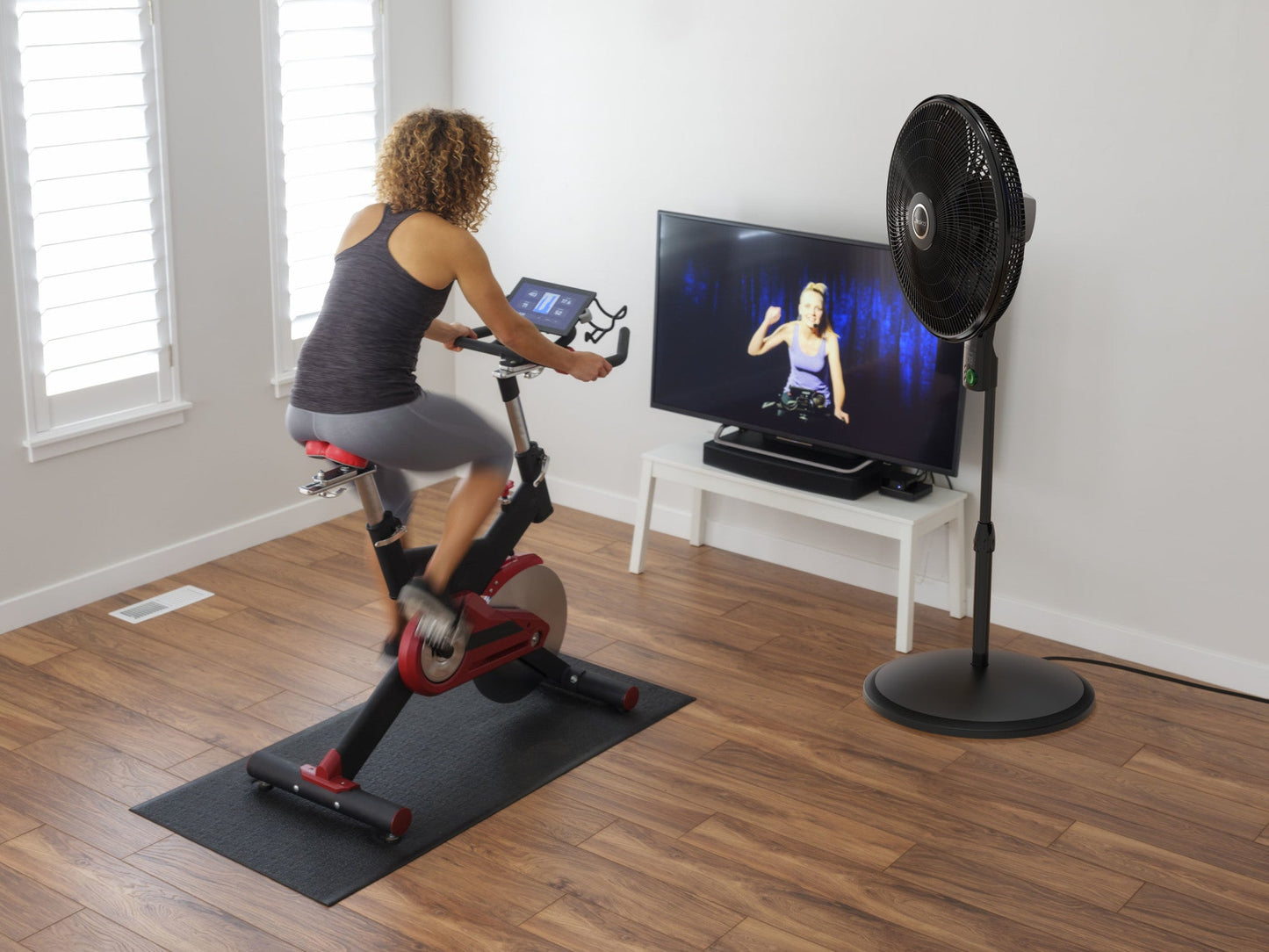 Lasko Oscillating 18-inch EcoQuiet DC Motor 12-Speed Pedestal Fan with Remote Control, Black, S18708